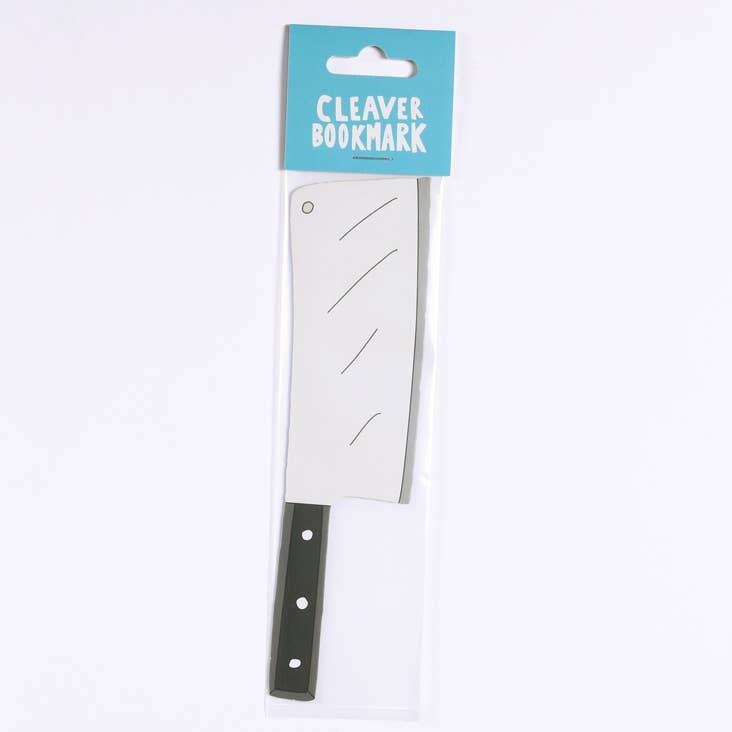 Stainless Steel Cleaver Bookmark - Unique Kitchen Knife Design for Book Lovers | Perfect Gift for Chefs & Readers
