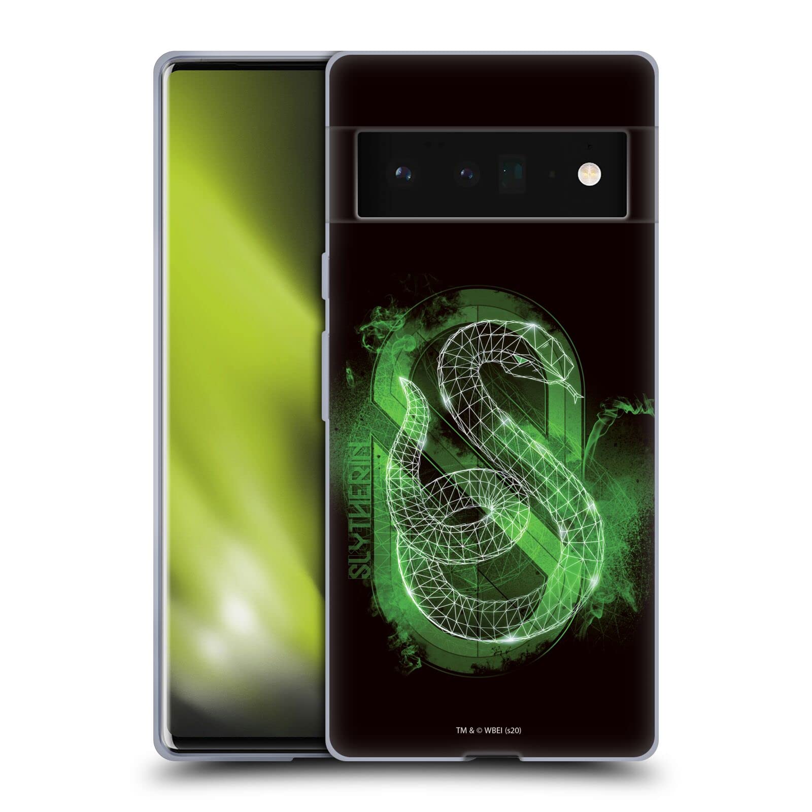 Harry Potter Slytherin Case for Google Pixel 6 Pro - Soft Gel Phone Cover for Wizards