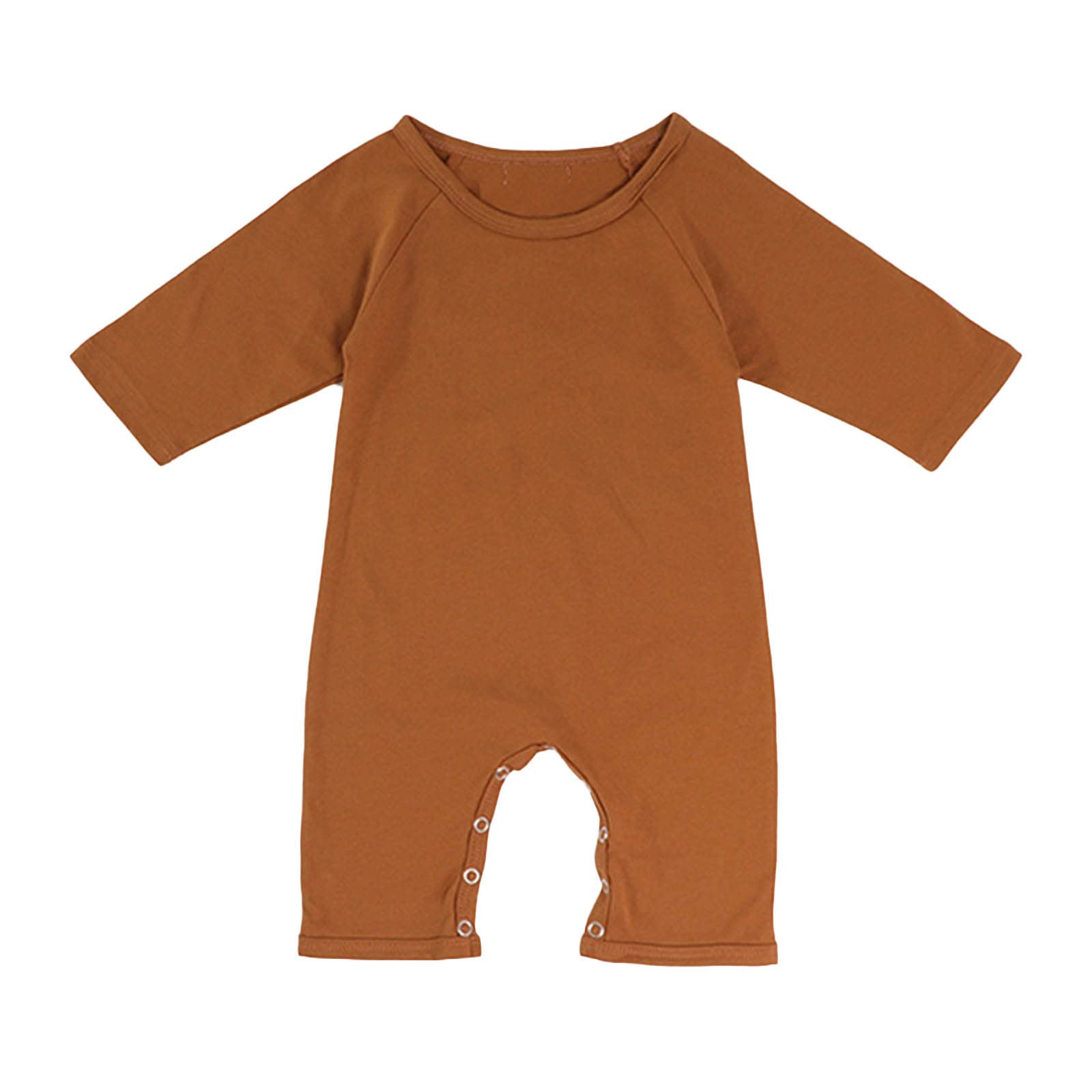 Baby Girl & Boy Cotton Long Sleeve Romper Jumpsuit - Soft Autumn Outfit for Newborns & Infants | Perfect for Playdates, Family Photos & Cozy Fall Days
