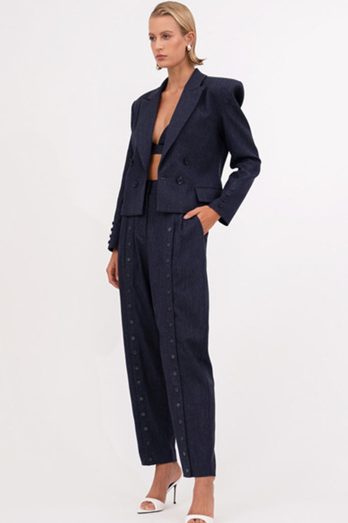 Nonchalant Alessia Pant Dusk - Stylish High-Waisted Casual Pants for Women | Perfect for Office, Travel & Everyday Wear