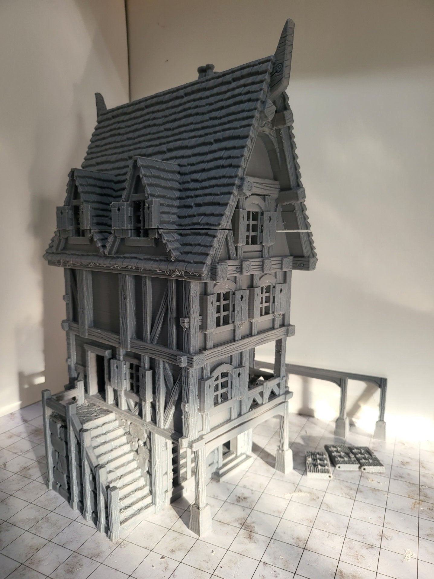 Vladistov Shop 1 - Vampire Town Haunted Cursed Terrain Set for Dungeons & Dragons RPG Game | Fantasy Tabletop Gaming Accessories | Perfect for D&D Campaigns, Horror Adventures & Gothic World Building