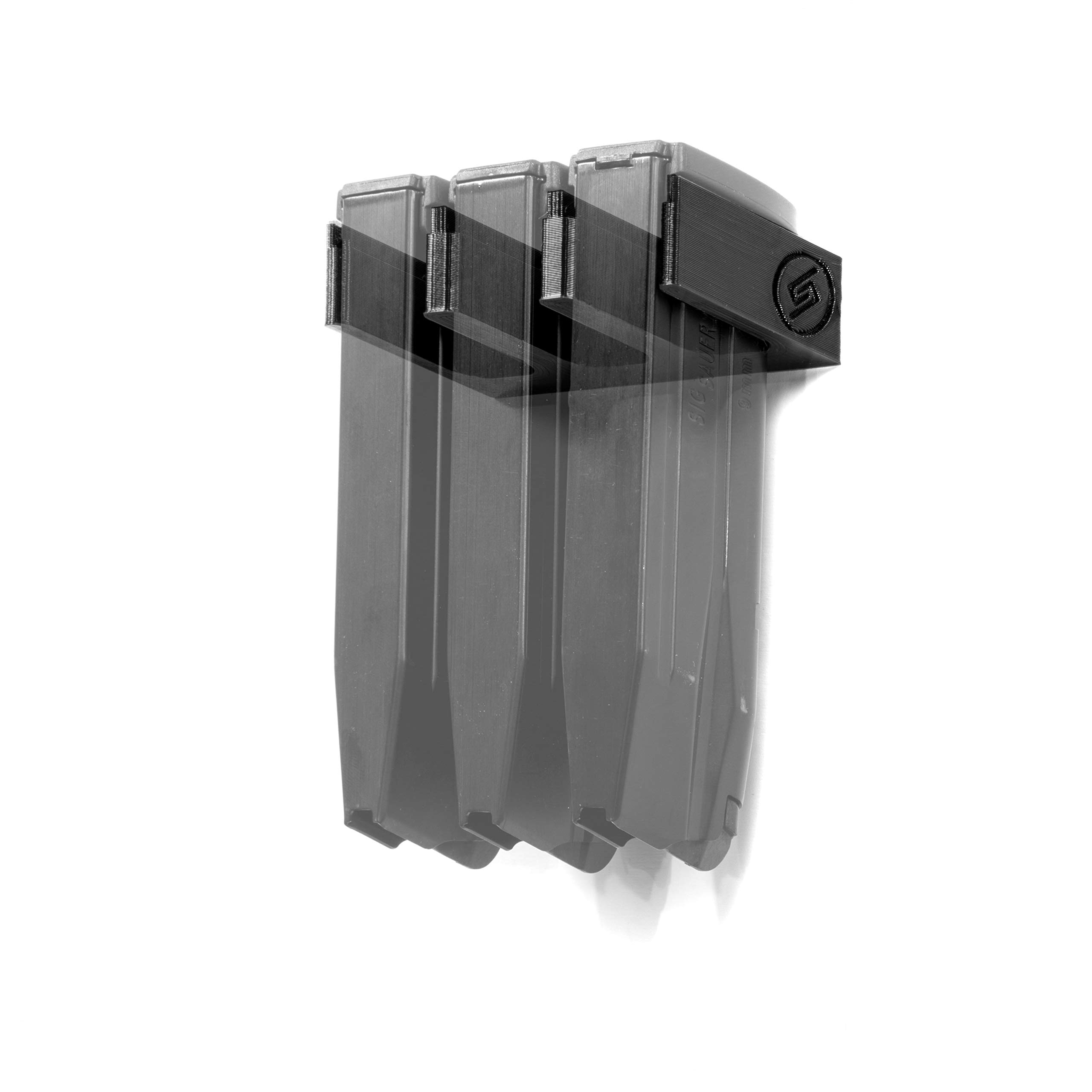 FN 509 Magazine Wall Mount | Low Profile Pistol Magazine Holder & Storage Organizer | Gun Safe & Garage Wall Display System | Perfect for Home Defense Setup & Gun Room Organization