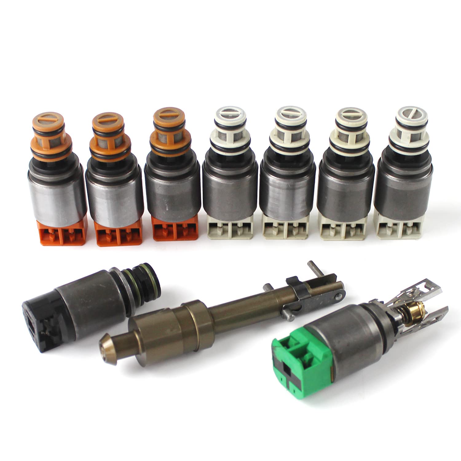 9Pcs 8HP45 8HP70 8HP90 Transmission Solenoid Kit 1087-298-388 - Compatible with 8HP45/8HP70/8HP90 8-Speed Mechatronics Transmission - Replacement Solenoid Pack with 3-Month Warranty - Perfect for BMW, Audi, Mini, Land Rover Transmission Repairs