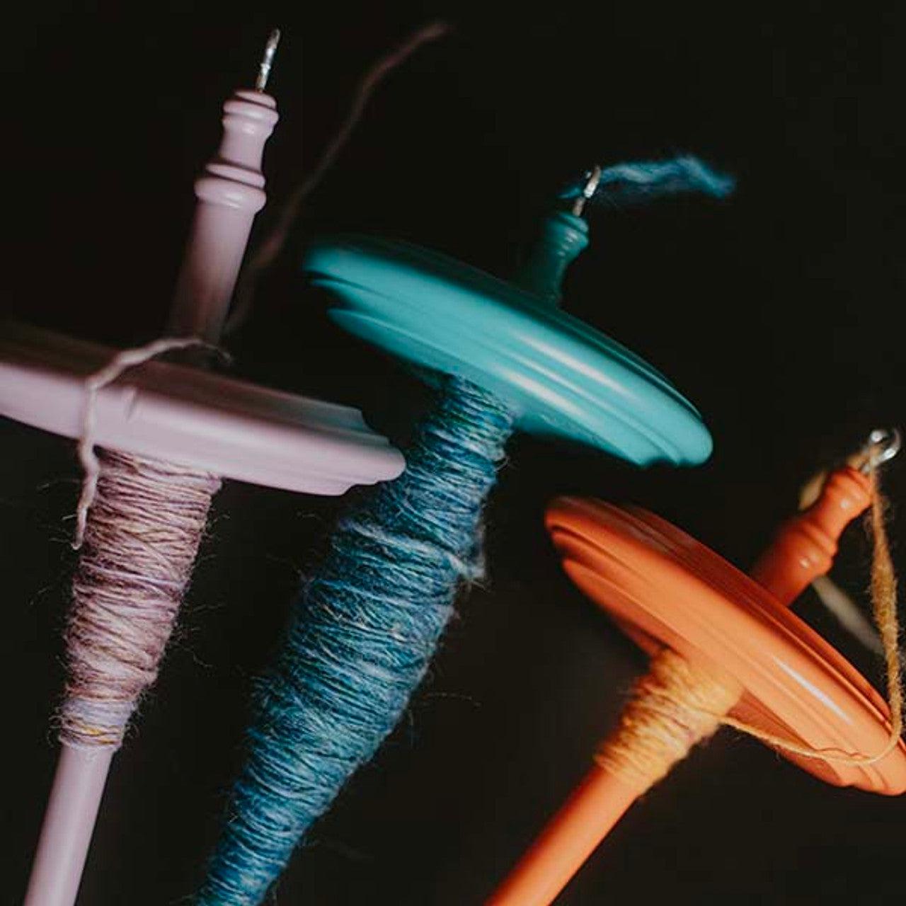 Kromski Drop Spindles - Premium Hand Spinning Wool Tools in Various Colors for Yarn Making & Fiber Arts