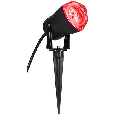 Gemmy Industries 88093 LED Outdoor Spotlight - Set of 6 Red Lights for Garden, Pathway & Landscape Lighting | Weatherproof & Energy Efficient