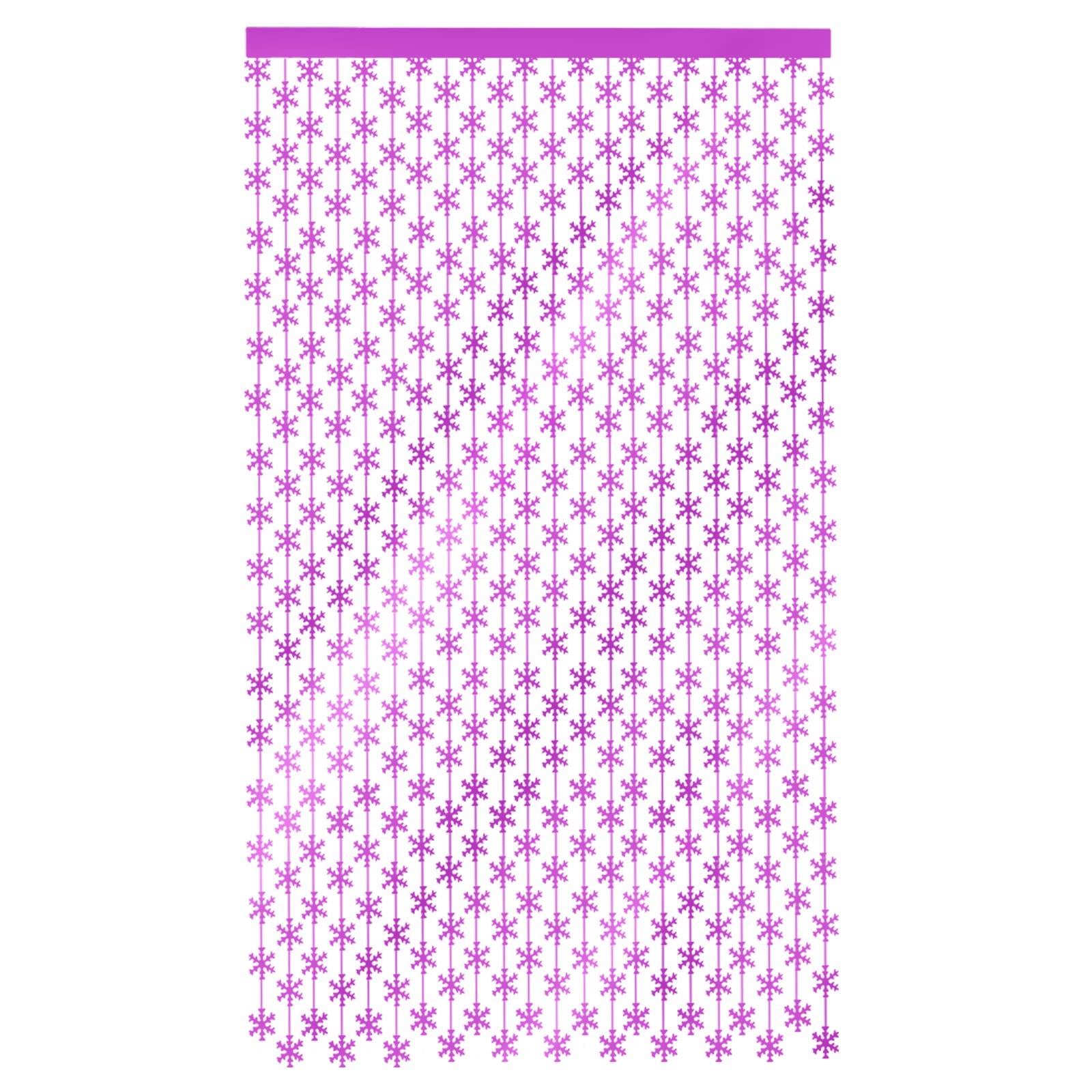 Shimmering Foil Curtains for Birthday Party Wedding Decorations - 3x5ft Double Sided Hot Pink Rain Curtain Flags - Perfect for Outdoor Events, Baby Showers & Photo Backdrops