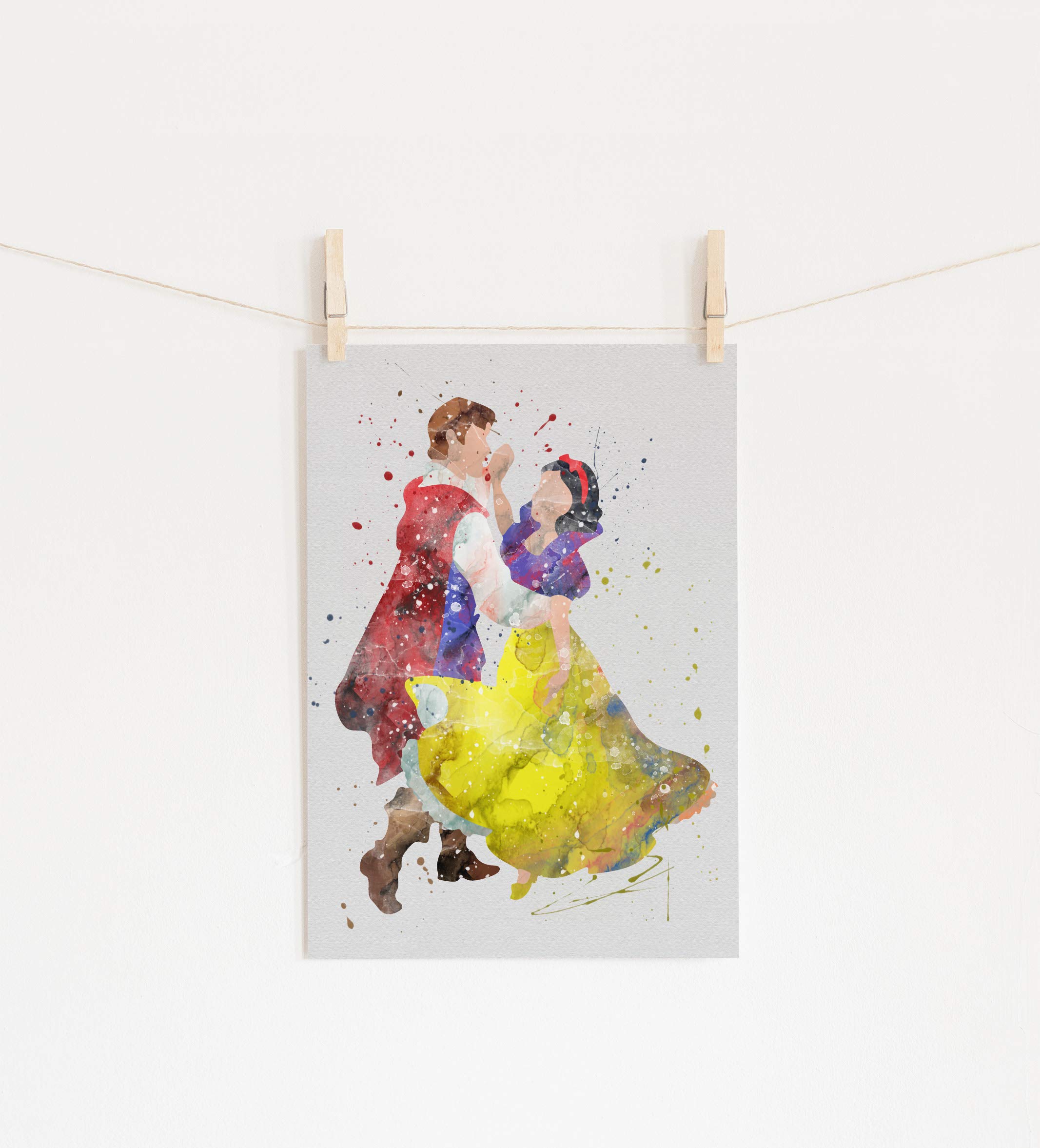 Snow White & Huntsman Wall Art Print - Home & Office Decor