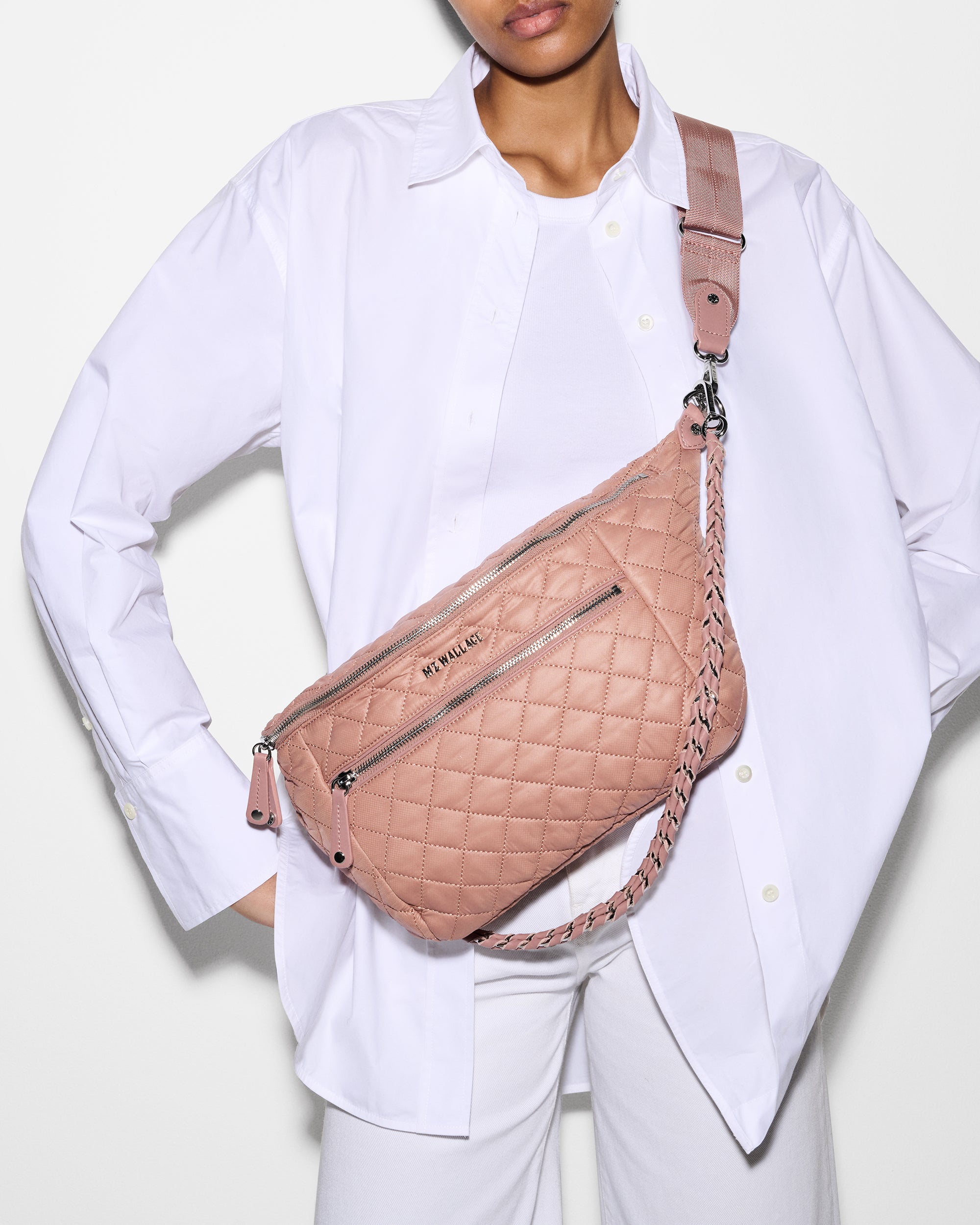 Stylish Dusty Rose Crosby Crossbody Sling Bag for Women | Fashionable Shoulder Purse | Perfect for Travel, Shopping & Everyday Use