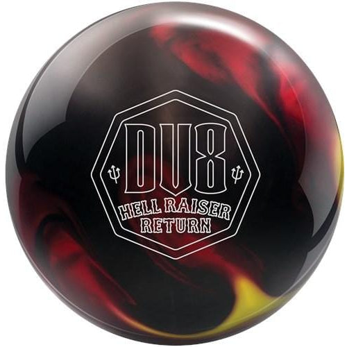 DV8 Hell Raiser Return Bowling Ball - High Performance Reactive Resin for Hook Potential | Perfect for League Play & Tournament Bowlers