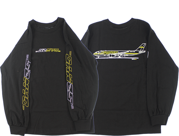5boro Cargo Plane Long Sleeve Shirt for Men - Medium Size, Black - Perfect for Outdoor Adventures, Work & Casual Wear
