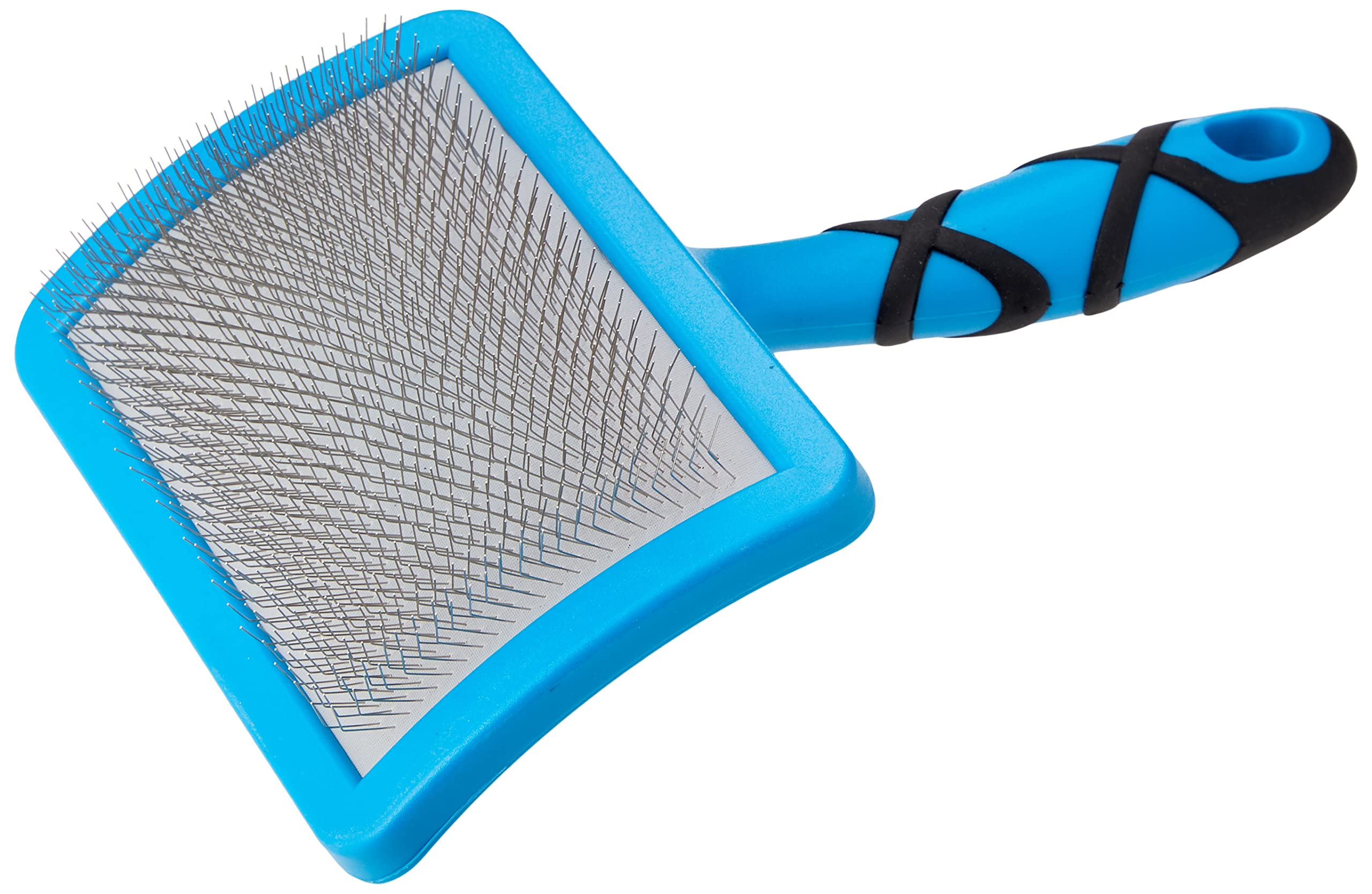 Professional Curved Dog Brush - Dematting & Grooming for Soft Coats - Perfect for Daily Use at Home