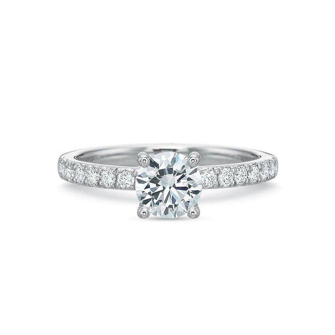 0.23 Carat Diamond Solitaire Engagement Ring for Women - Elegant Wedding Band, Proposal Jewelry Gift for Her - Perfect for Anniversaries, Valentine's Day & Special Occasions