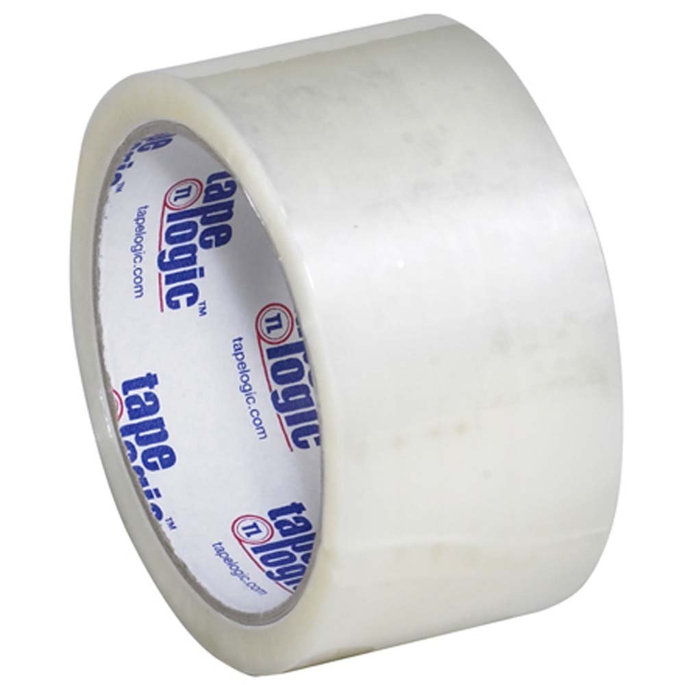 Tape Logic #1000 Hot Melt Adhesive Tape - 2 Inch x 55 Yards, Clear Packaging Tape, 36 Rolls/Case - Ideal for Shipping Boxes, E-commerce Packaging & Warehouse Use