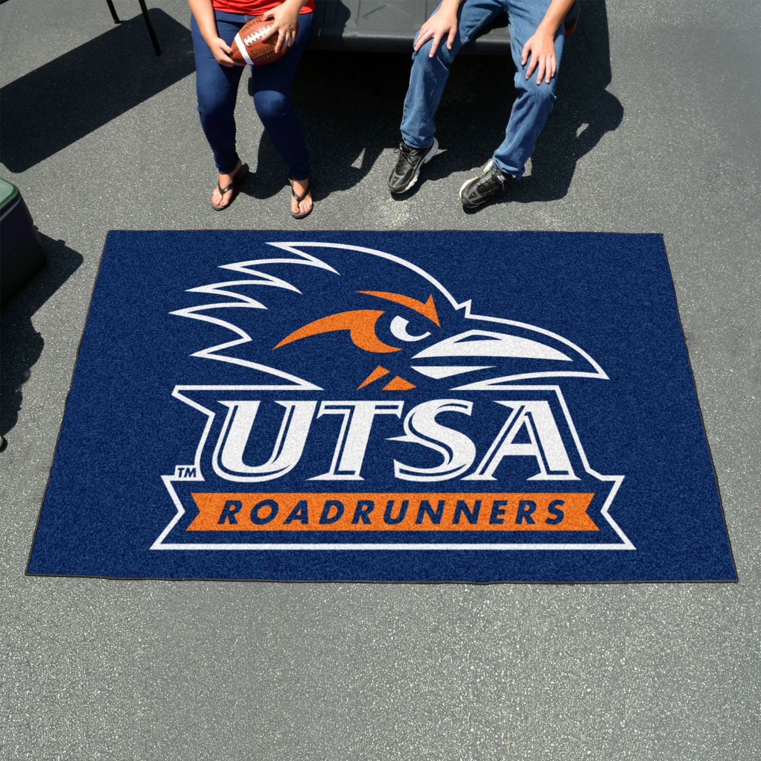 StarSun Depot Ulti-Mat University of Texas - San Antonio 59.5x94.5 Inch Large Custom Floor Mat | Durable College Logo Doormat for Dorm, Office & Fan Cave Decor | Perfect for UT San Antonio Alumni Gifts & Game Day Parties