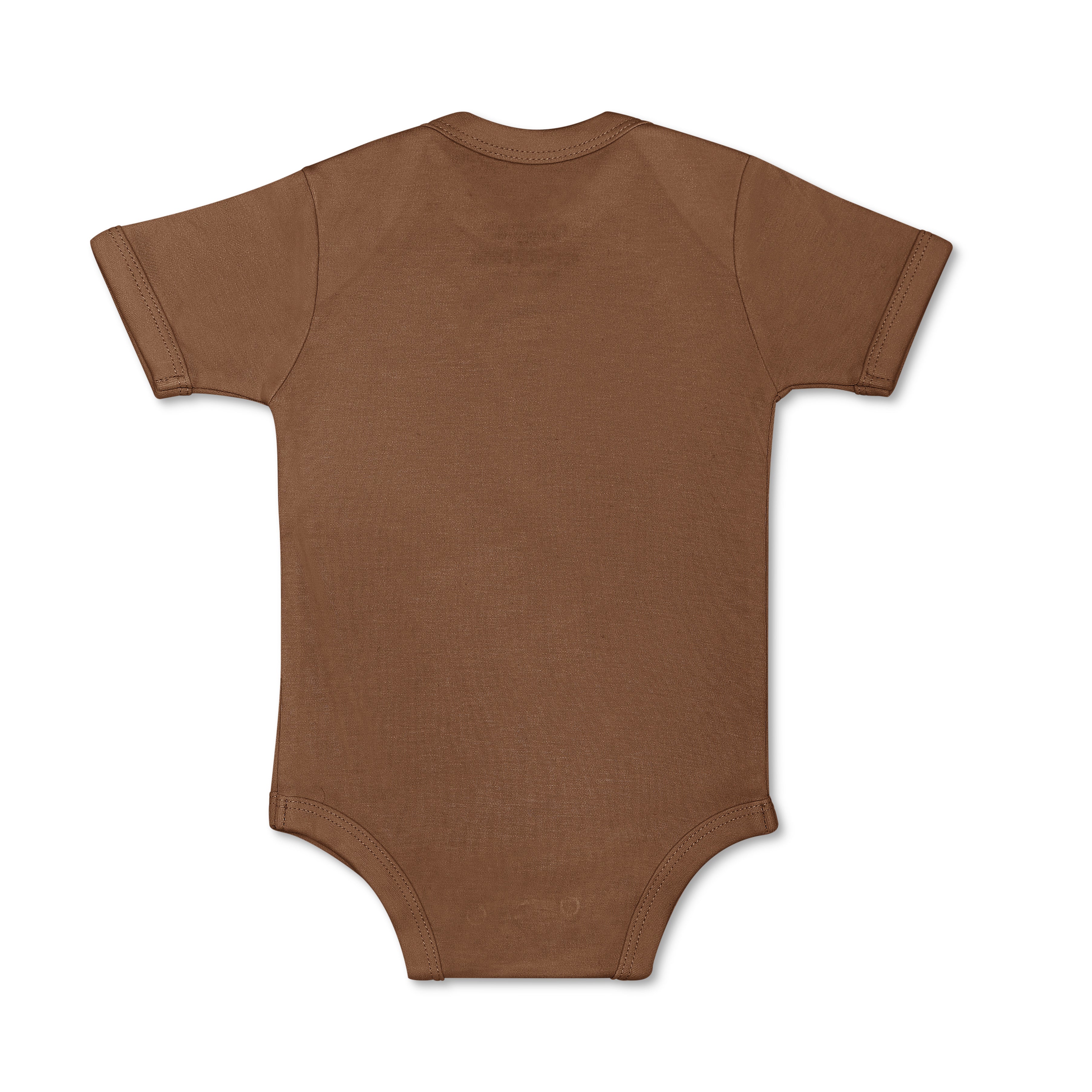 Organic Bamboo Blend Baby Onesie - Soft & Breathable Caramel Bodysuit for Newborns & Infants | Perfect for Playtime, Sleep & Everyday Comfort