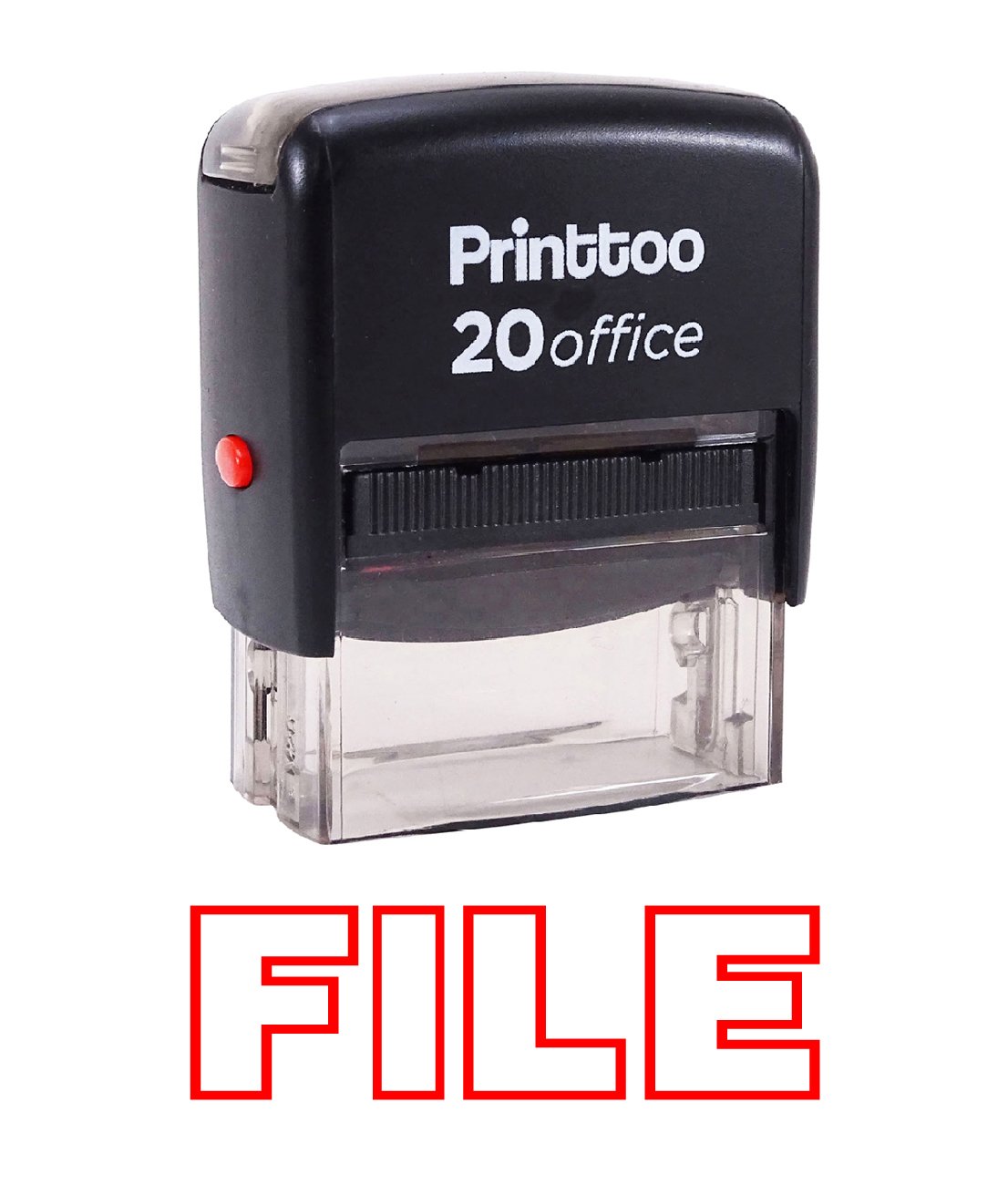 Custom Self-Inking Rubber Stamp - Personalized Office Stationery for Documents, Files & Paperwork - Perfect for Business, Home & School Use