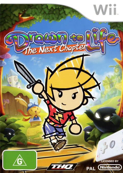 Drawn to Life: The Next Chapter - Nintendo Wii Game (PAL Version) - Fun Family Adventure for Kids & Adults - Perfect for Game Nights & Creative Play