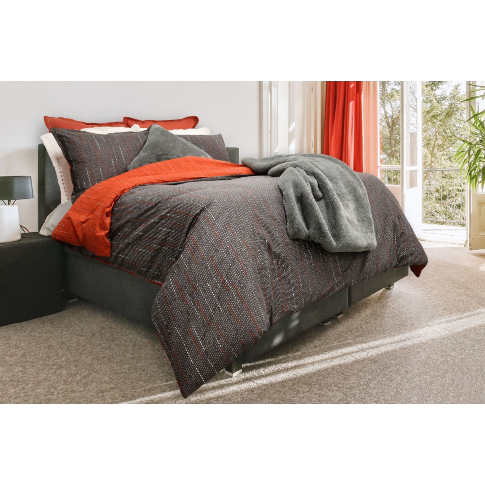 Premium Aske 3-Piece Duvet Cover Set - Soft & Breathable Bedding Collection for Queen/King Size - Perfect for Master Bedroom, Guest Room & Cozy Home Decor