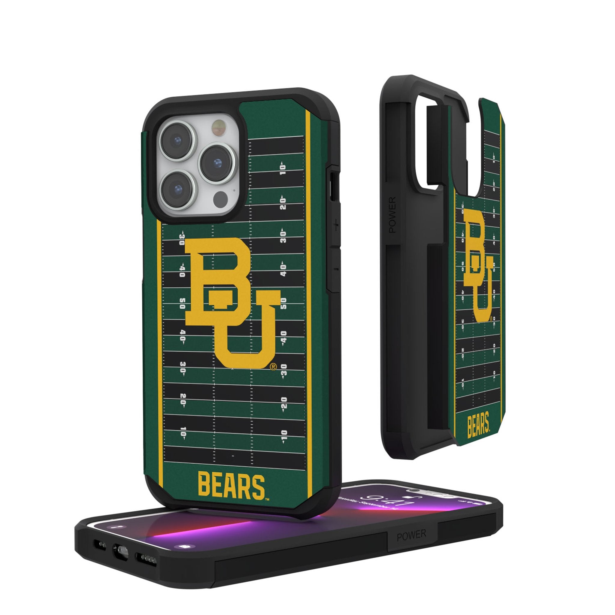 Baylor University Bears Rugged Phone Case - Shockproof & Durable Cover for iPhone & Samsung - Perfect for Outdoor, Sports & Campus Life