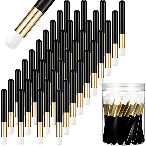 **Lauwell 40-Piece Lash & Nose Pore Cleaning Brush Set - Deep Cleansing, Blackhead Remover, Cosmetic & Facial Cleansing Brushes with Storage Box (Black) - Perfect for Lash Extensions, Skincare & Spa Use**