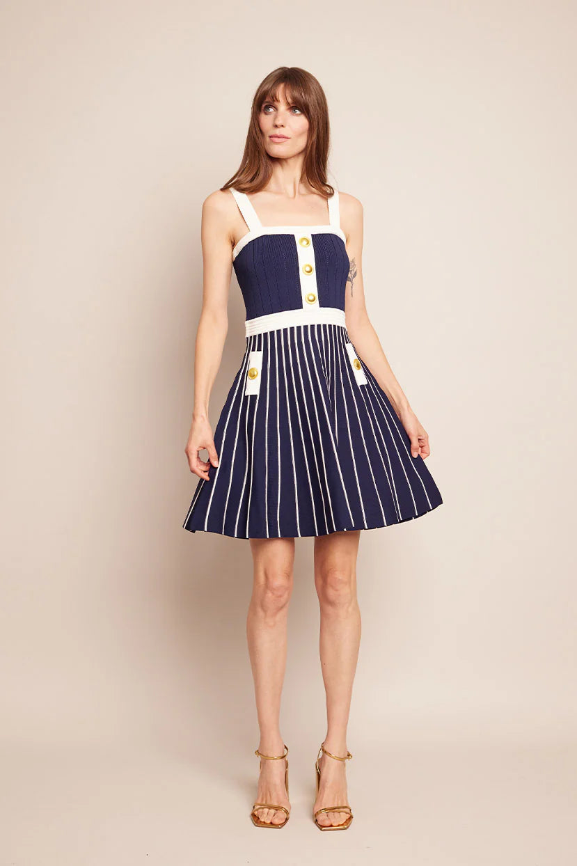 Aurora Mini Dress for Women - Navy Blue Sleeveless Party Dress for Night Out, Date Night, and Special Occasions