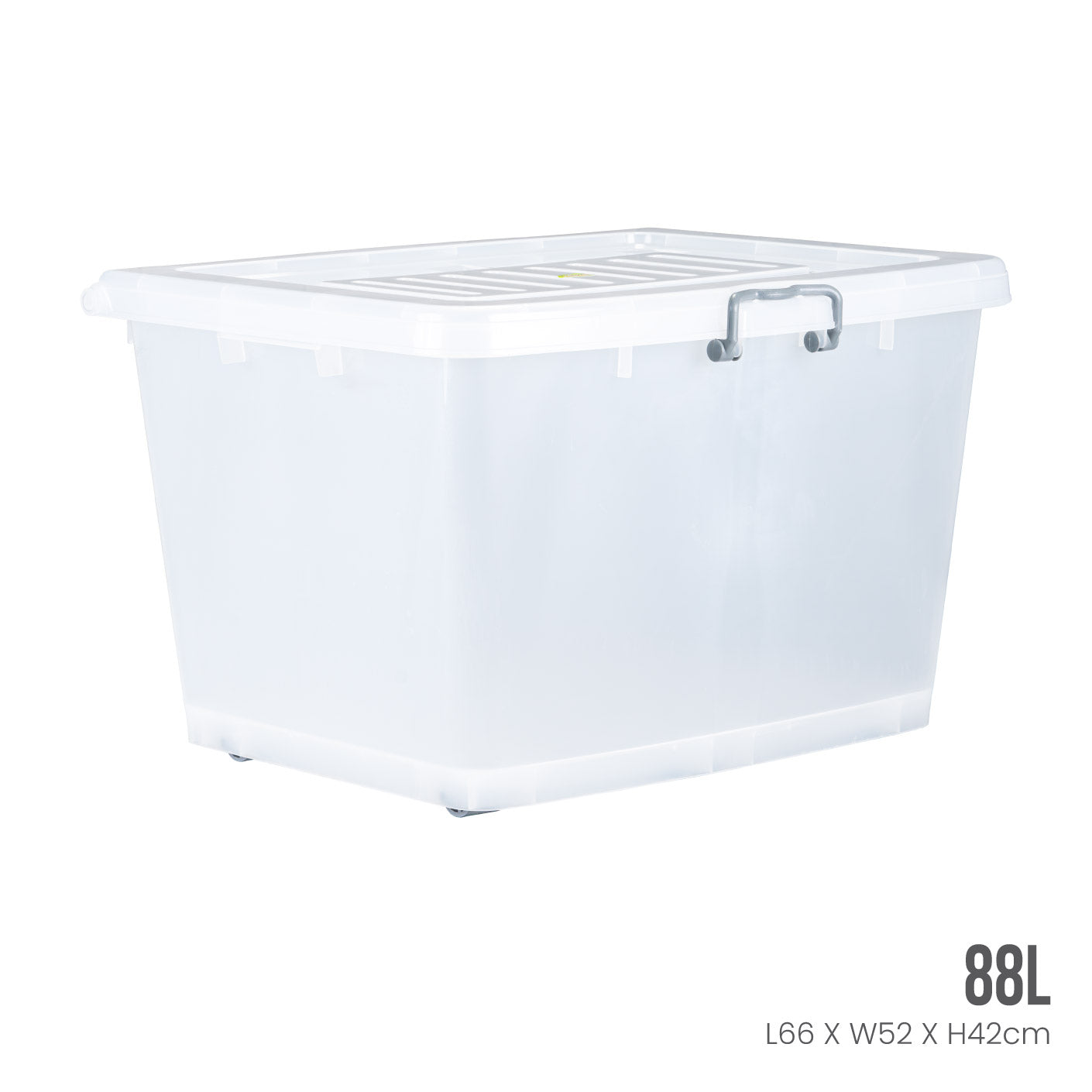 Q BOX (XXL) Storage Organizer - 8807 - Durable Plastic Bins for Home, Office & Garage Organization - Perfect for Toys, Clothes & Supplies
