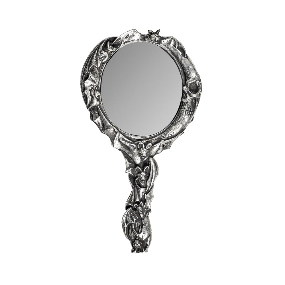 Bat-Shaped Handheld Mirror - Compact & Stylish Vanity Mirror for Makeup, Travel, and Home Decor | Perfect for Halloween, Cosplay, and Gifts