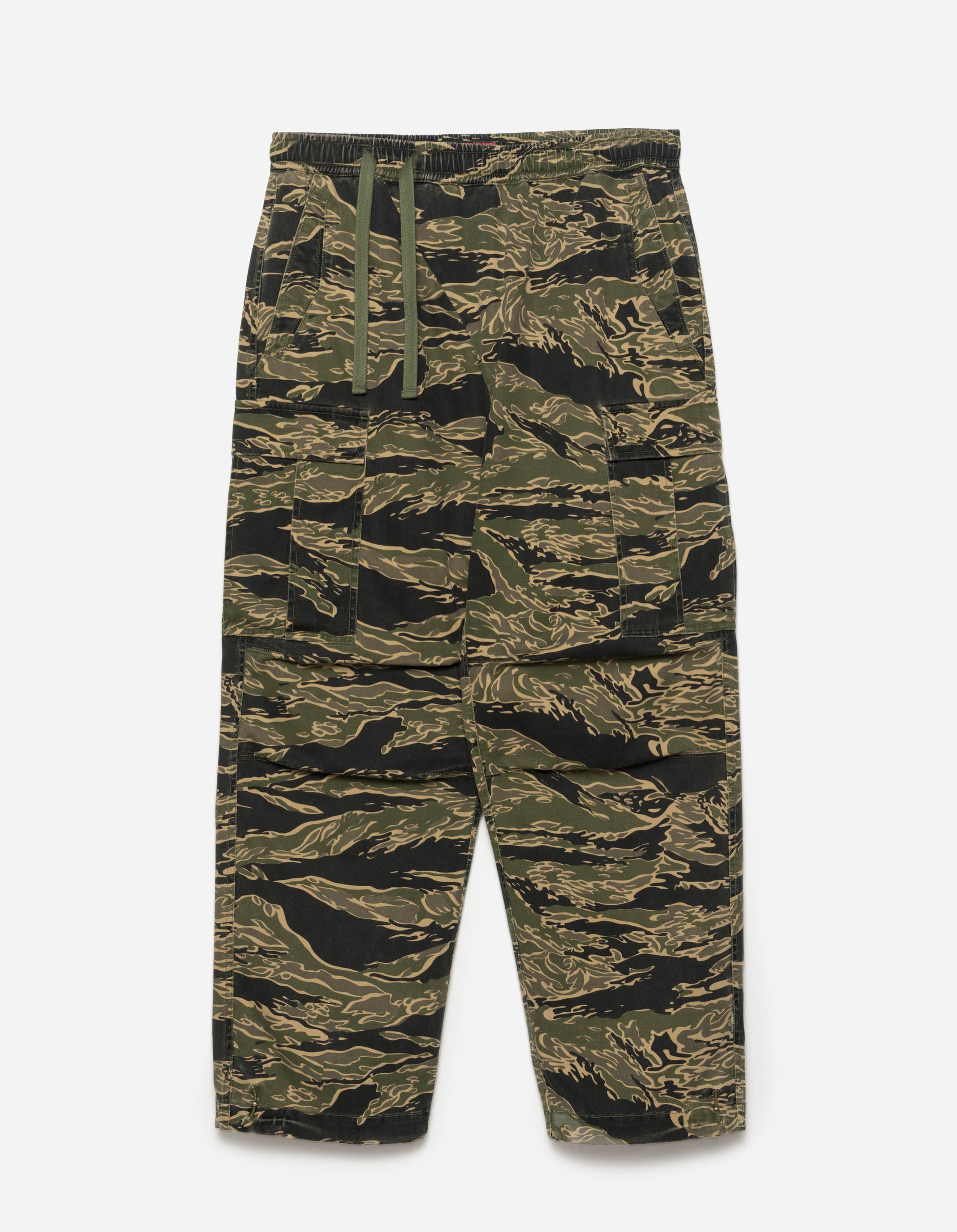 6075 Tigerstripe Cargo Track Pants Mint Gold - Military Style Joggers for Men, Tactical Workout Pants with Multiple Pockets - Perfect for Outdoor Activities, Gym & Casual Wear