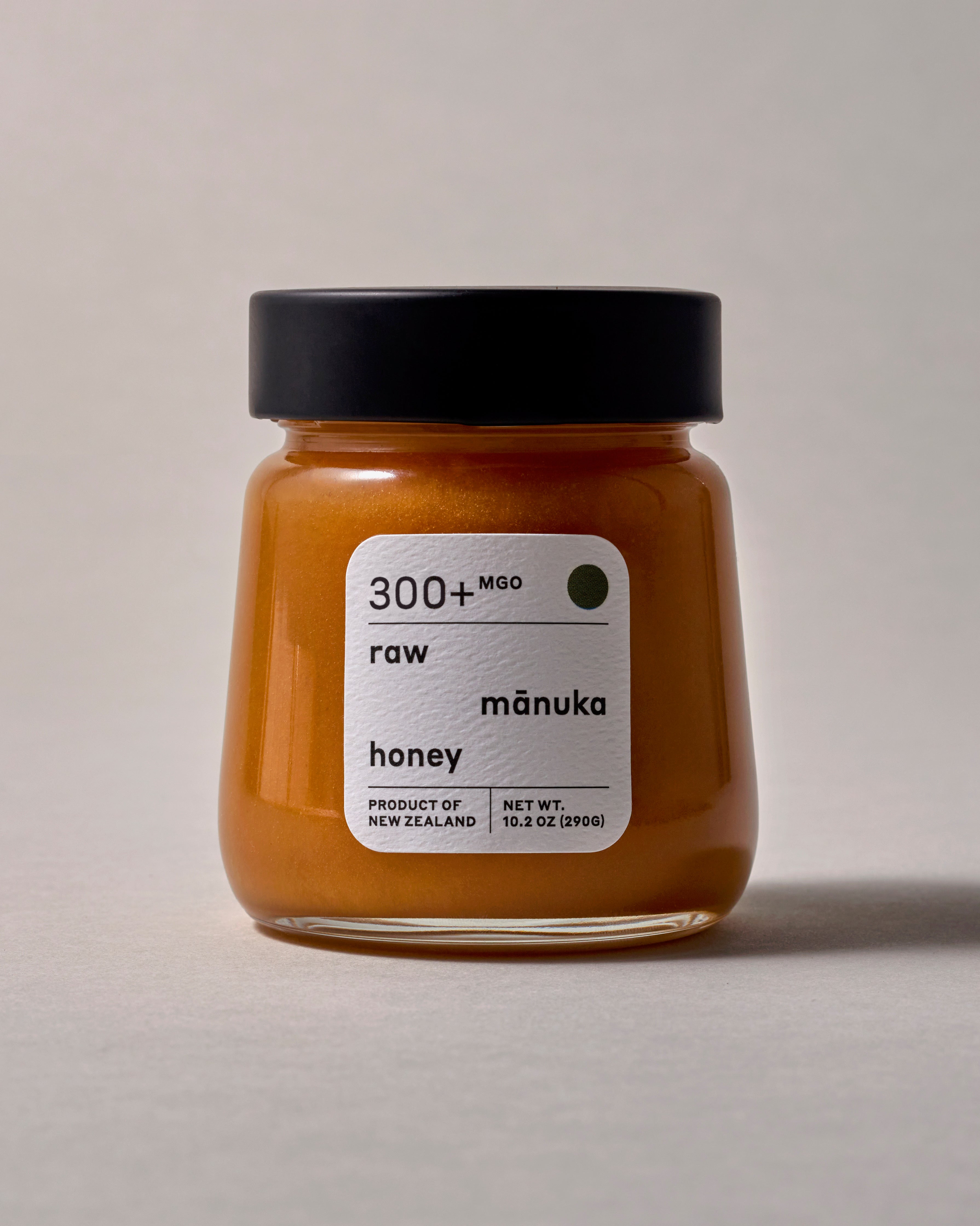 Premium Raw Manuka Honey 300+ MGO (UMF 10+) - 10.2oz (290g) - Natural Antibacterial, Immune Support - Perfect for Tea, Toast & Wellness Routines