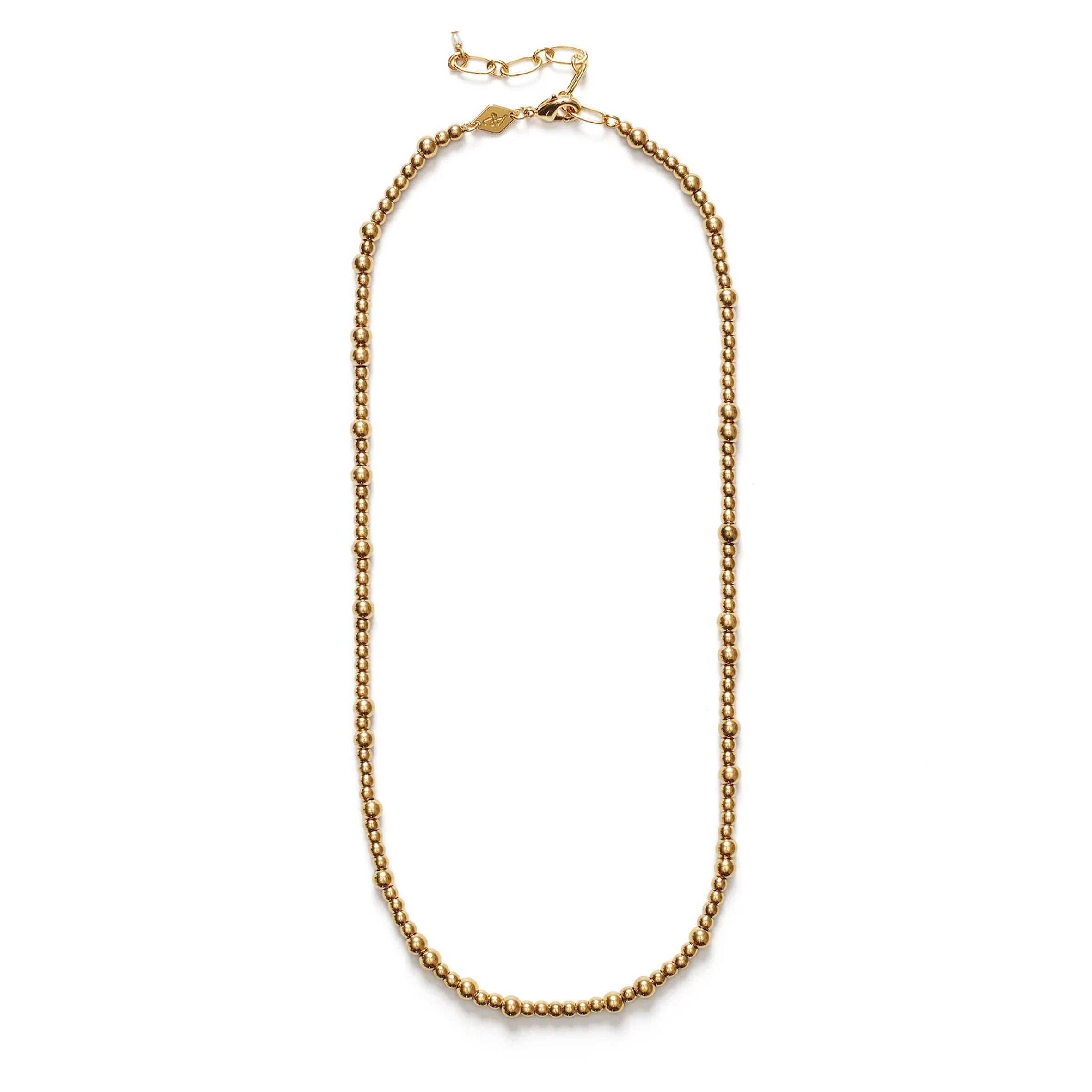 Elegant Slim Goldie Necklace for Women - 18K Gold Plated Minimalist Pendant Chain - Perfect for Everyday Wear, Gift Giving & Special Occasions