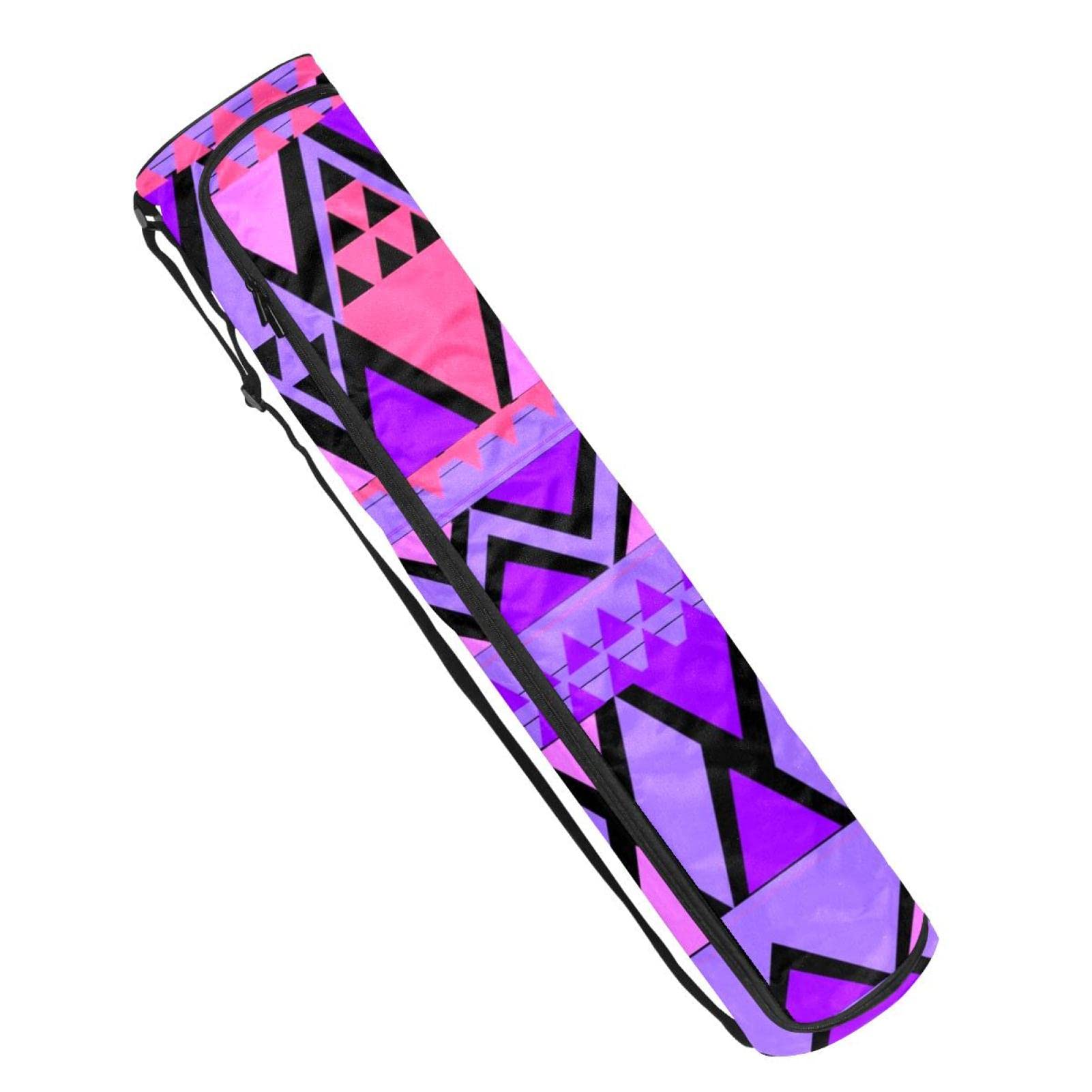 Purple Pink Yoga Mat Bag with Adjustable Strap for Women & Men - Perfect for Gym & Travel