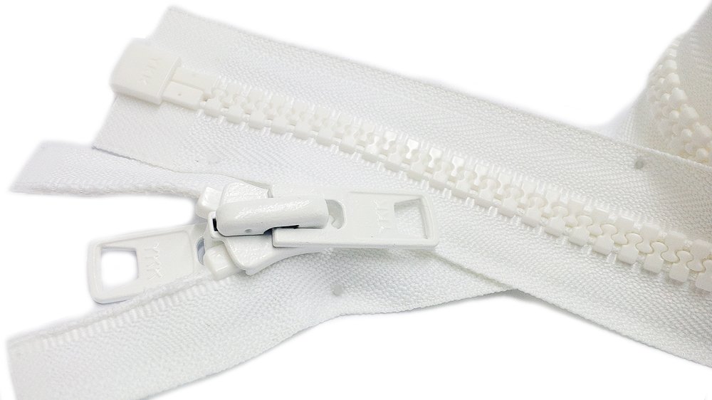 Premium Bimini Top #10 White Marine Double Pull Zipper 67