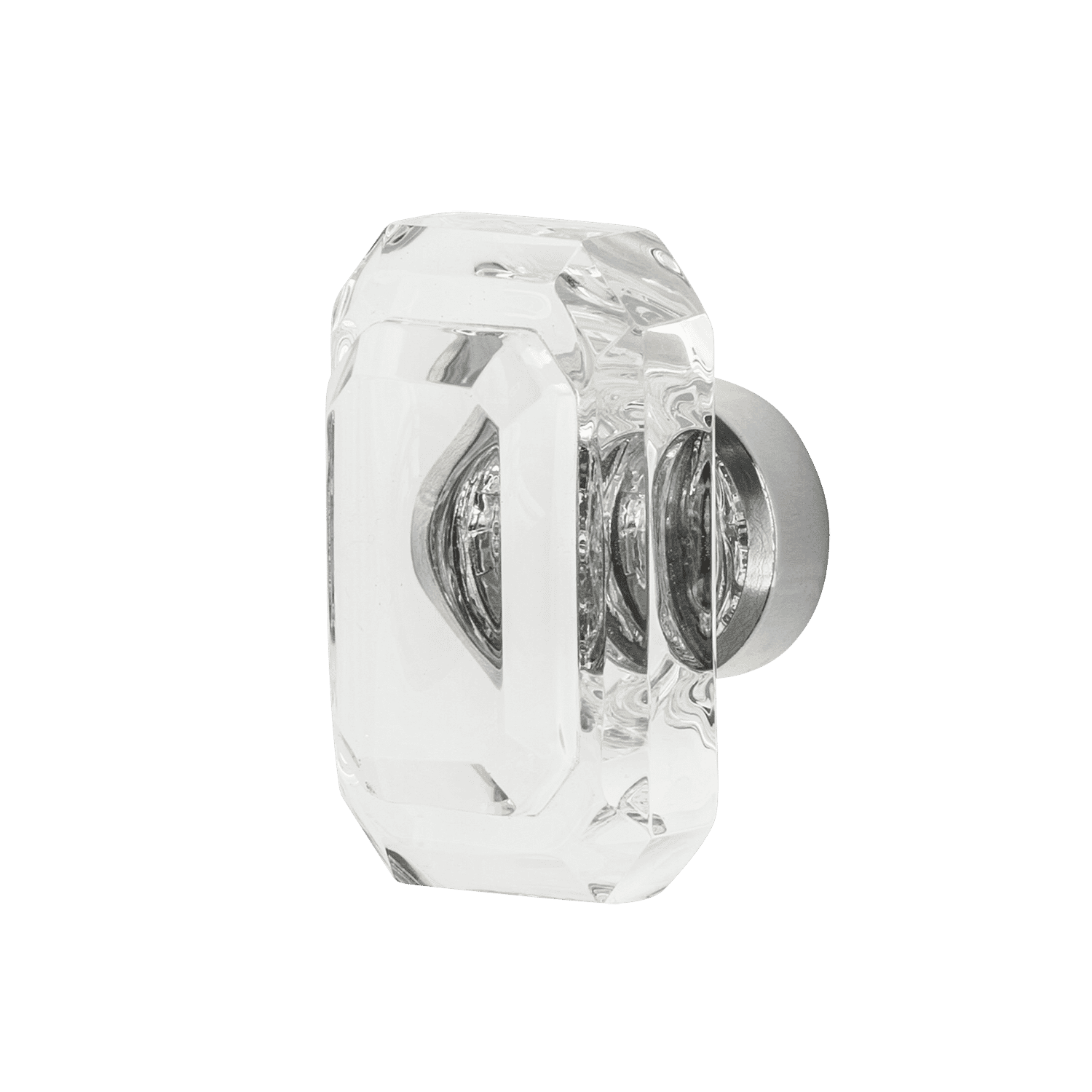 Gem Crystal 1 3/4 Inch Cabinet Knob in Bright Chrome - Perfect for Kitchen Cabinets, Bathroom Vanities & Furniture Drawers