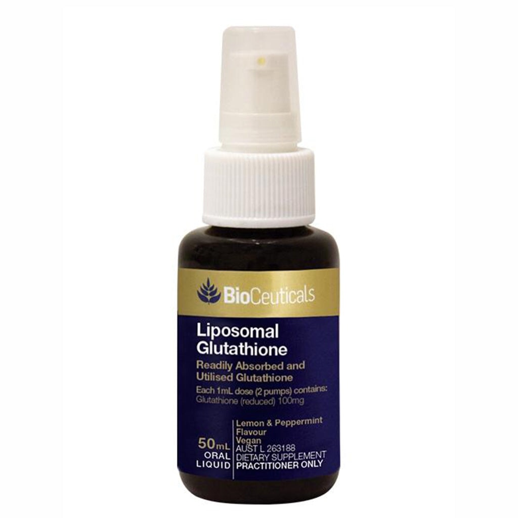 BioCeuticals Liposomal Glutathione Oral Liquid Supplement - Premium Antioxidant Support for Immune System & Detox - Perfect for Daily Wellness & Active Lifestyle