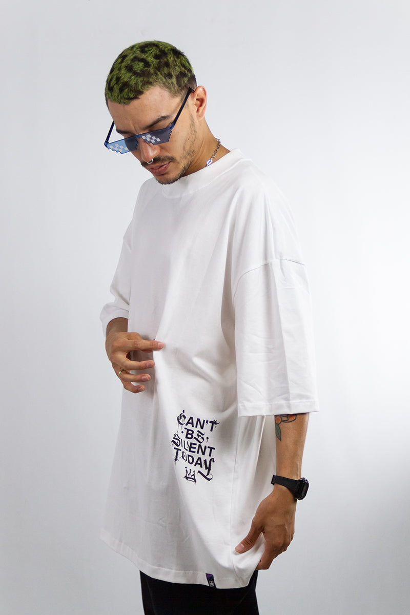 King Of Art Ultra KOA White T-Shirt for Men - Premium Cotton Graphic Tee - Streetwear & Casual Wear