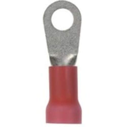 Panduit PV8-8RX-TY 8 AWG Large Wire Ring Terminal with #8 Stud Size & Vinyl Expanded Insulation - Ideal for Electrical Wiring, Automotive, and Industrial Applications