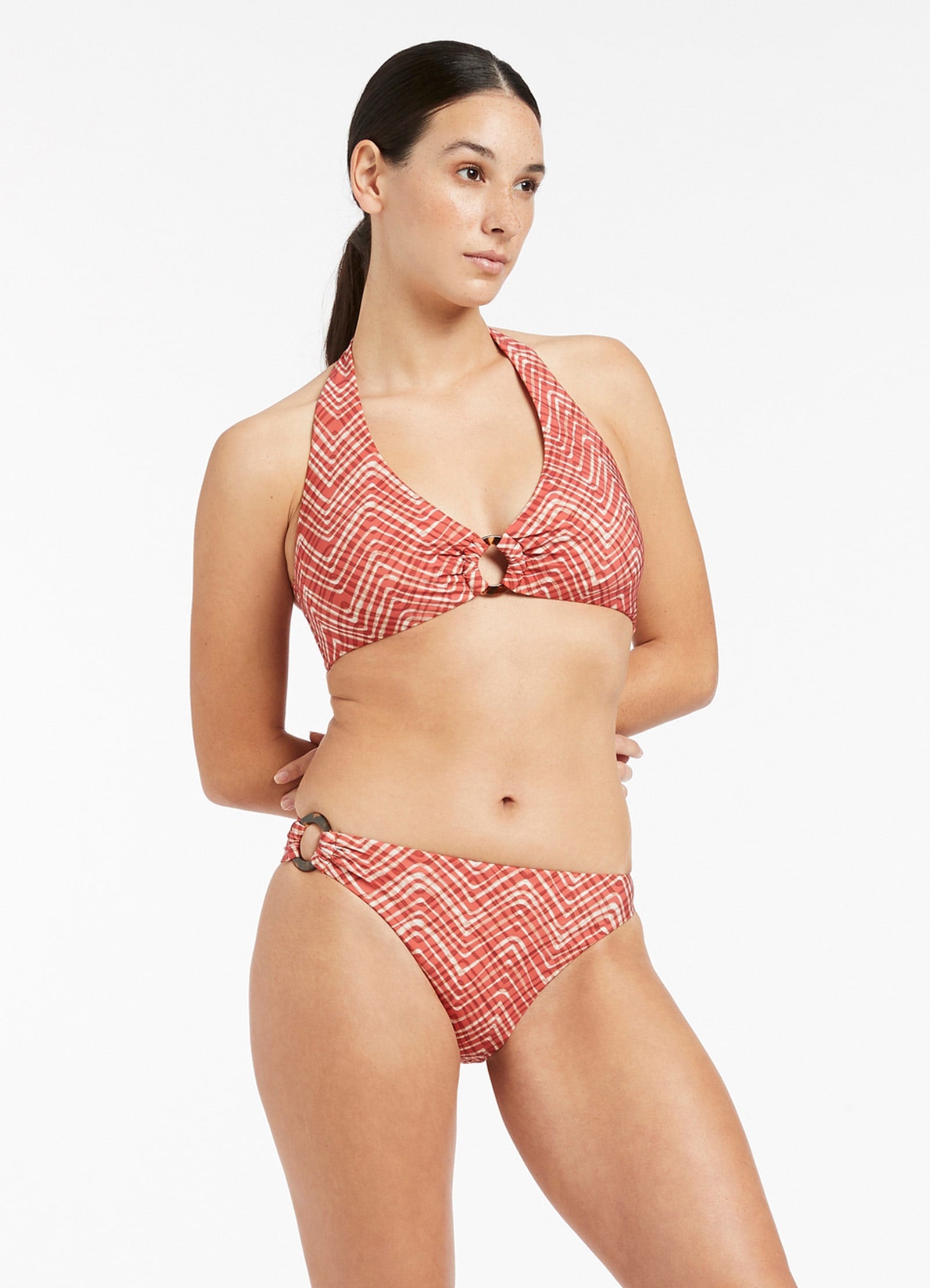 Bonita High Leg Bikini Bottom - Sexy Swimwear for Women | Perfect for Beach Vacation & Pool Party | Maple Color