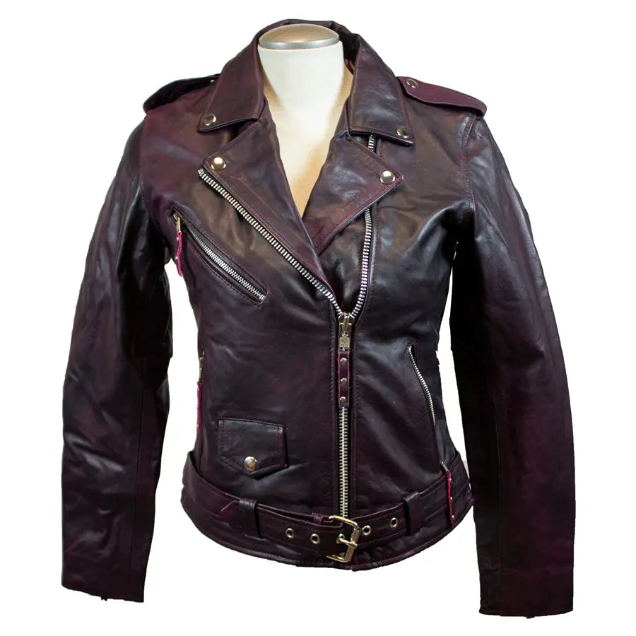 BOL Women's Biker Style Leather Jacket - Motorcycle Jacket for Women, Faux Leather Moto Jacket, Fashionable Outerwear for Riding & Casual Wear