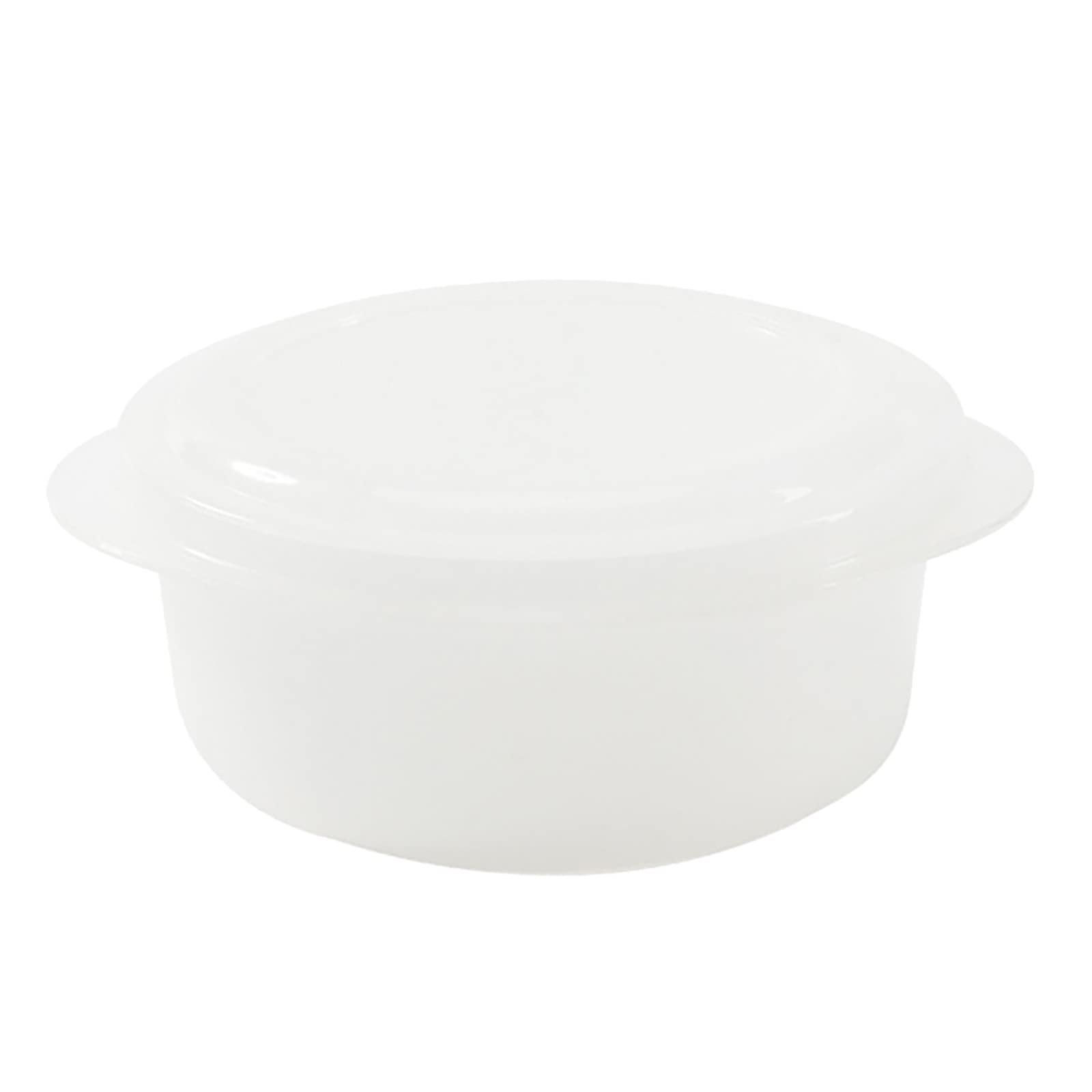 Portable Round Microwave & Refrigerator Safe Lunch Box with Removable Drain - BPA-Free Food Storage Container for Office, School, Picnics & Meal Prep - Ideal for Sandwiches, Salads & Leftovers