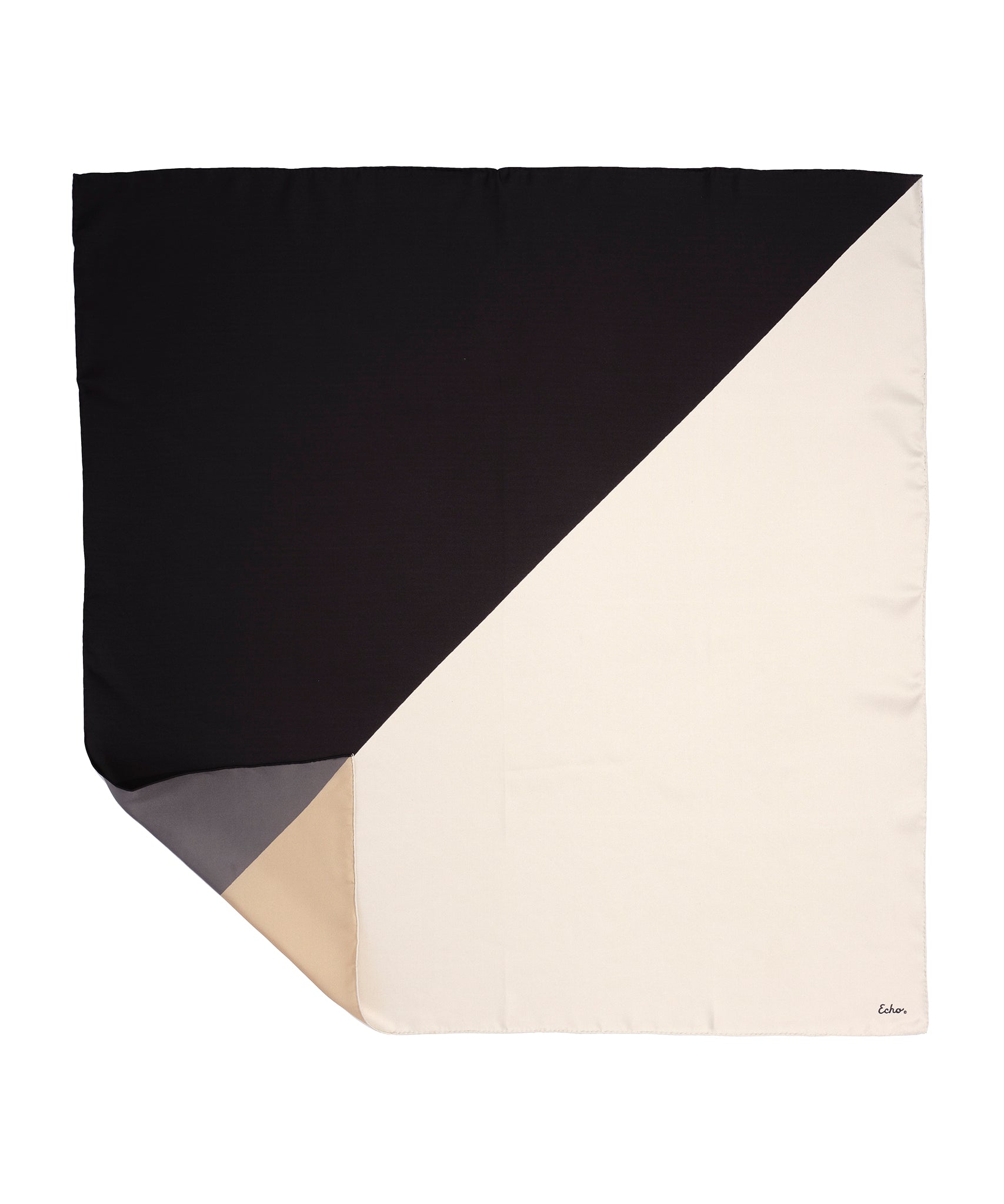 Split Square 35 Silk Scarf - Luxury Fashion Accessory for Women, Elegant Square Scarf for Office, Party & Travel - Premium Silk Scarf Gift for Her