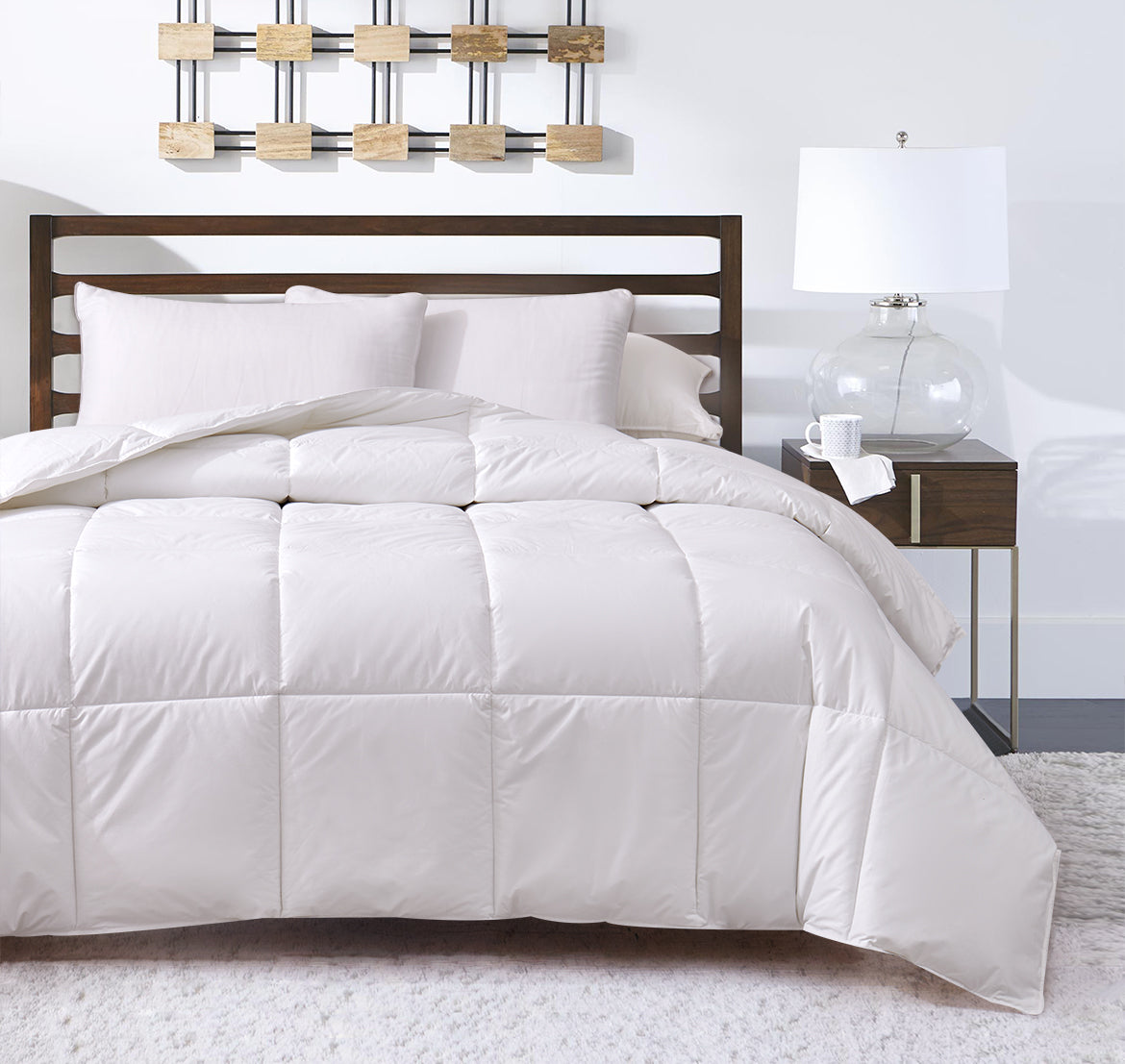 Premium Organic Cotton Duvet Cover - 100% Natural Soft White Bedding Set for Queen & King Size - Breathable & Hypoallergenic for All Seasons - Perfect for Cozy Bedrooms & Luxury Hotels