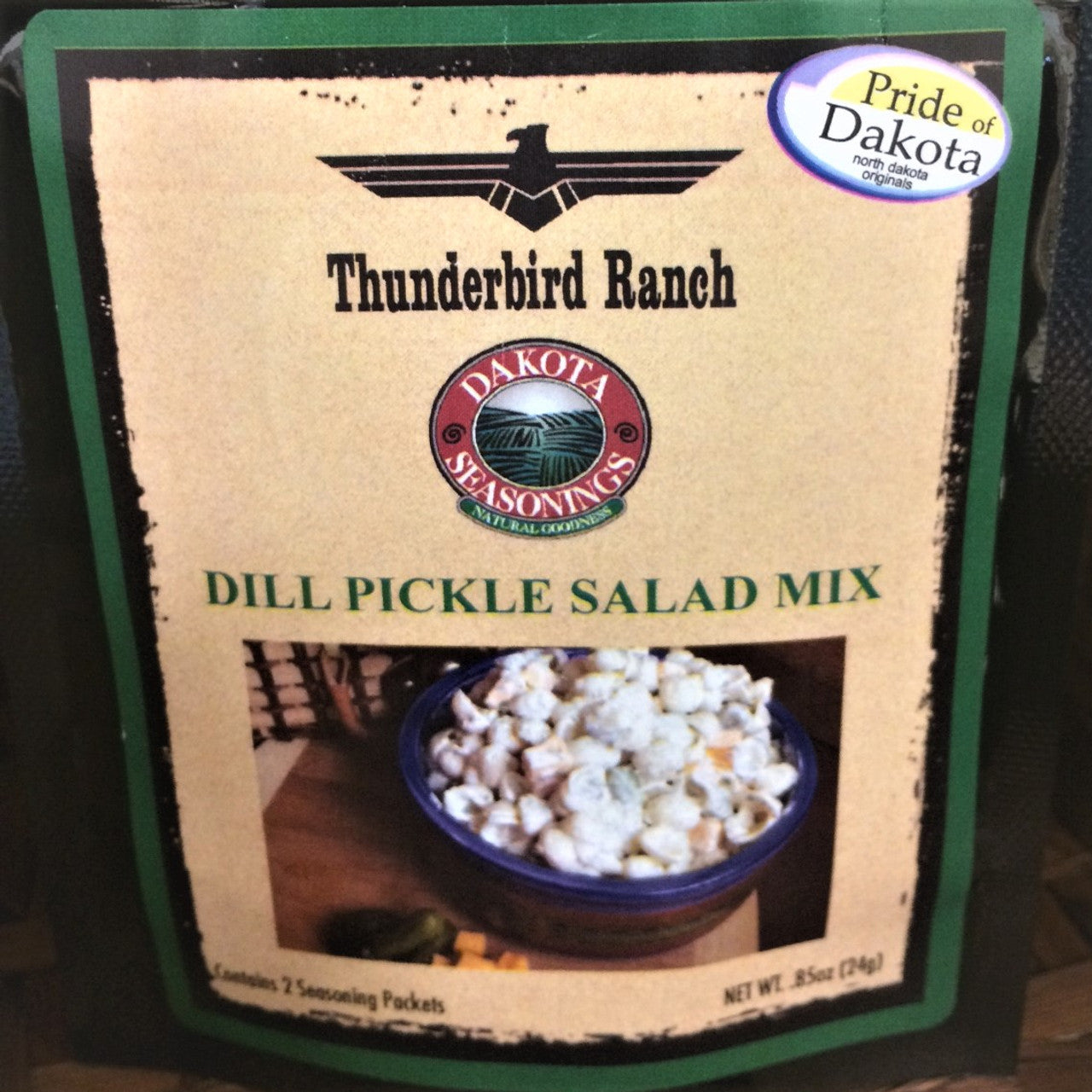 Thunderbird Ranch Dill Pickle Salad Mix - Premium Seasoning Blend for Salads, Sandwiches & Snacks - Perfect for Picnics, BBQs & Family Gatherings