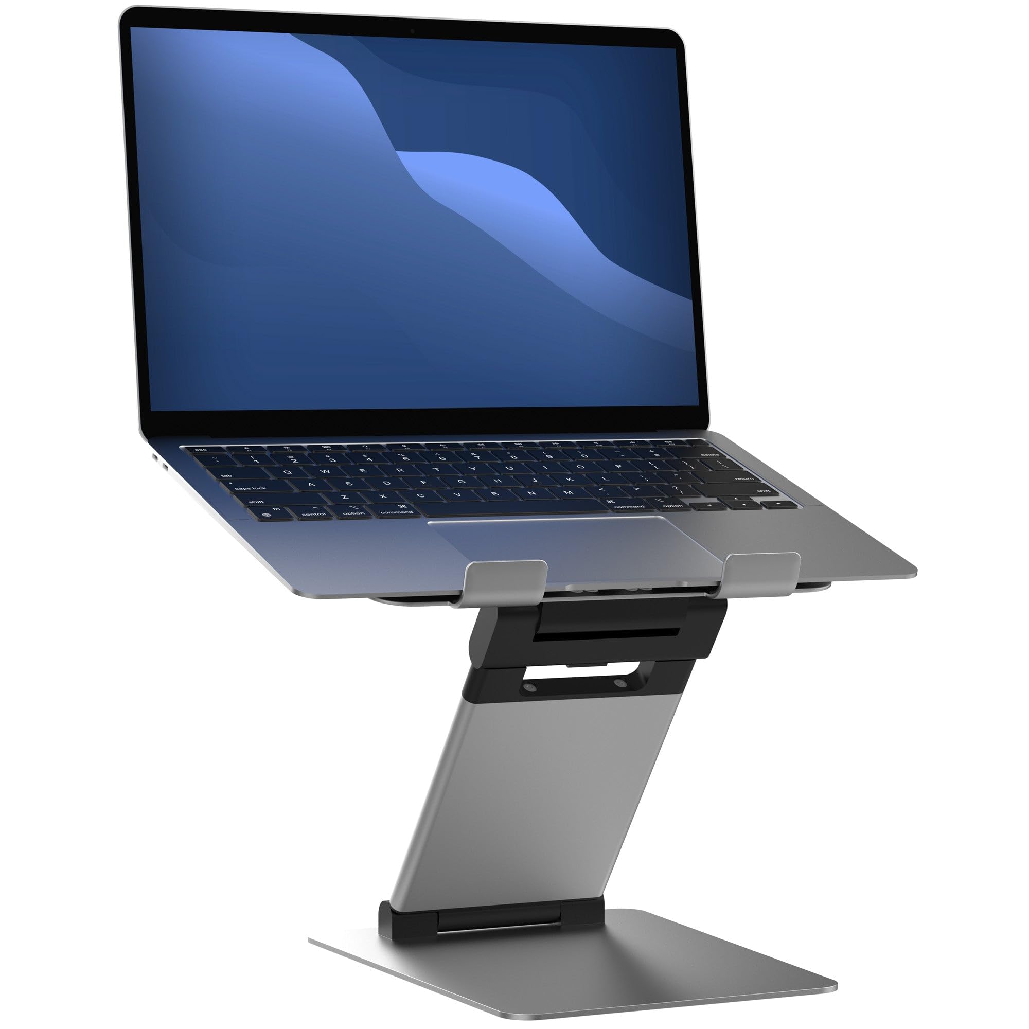 Adjustable Folding Laptop Desk Mount - Ergonomic Height & Angle Computer Stand for Home Office, Gaming, and Workspace (CTA Digital) - Perfect for Small Spaces & Multi-Monitor Setups