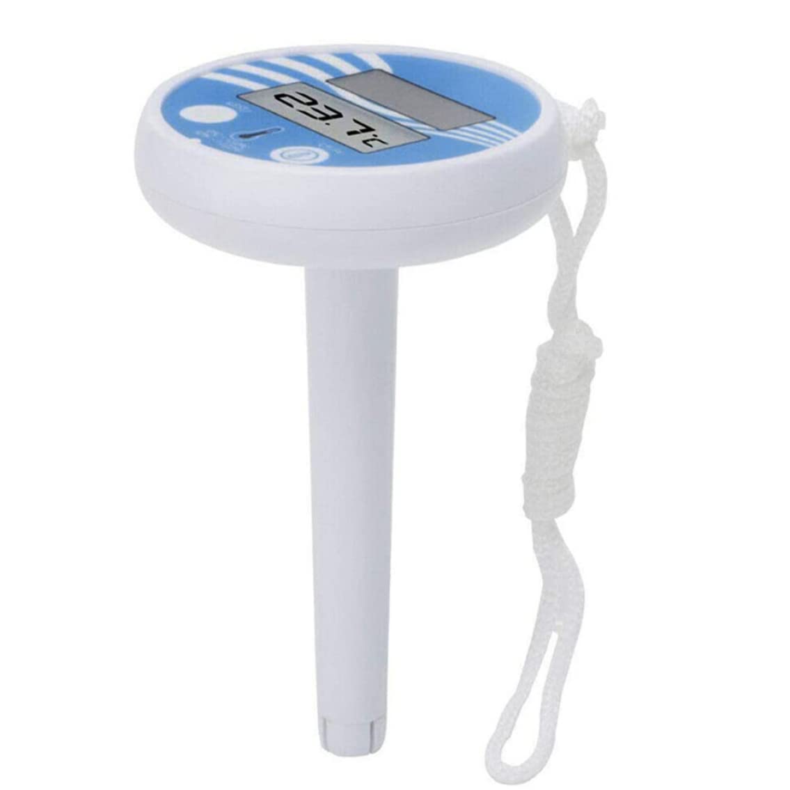**Havamoasa Solar Powered Digital Pool Thermometer - Accurate Water Temperature Gauge for Swimming Pools, Spas, Hot Tubs & Ponds - Easy to Read with Hanging String (Ideal for Outdoor & Indoor Use)**