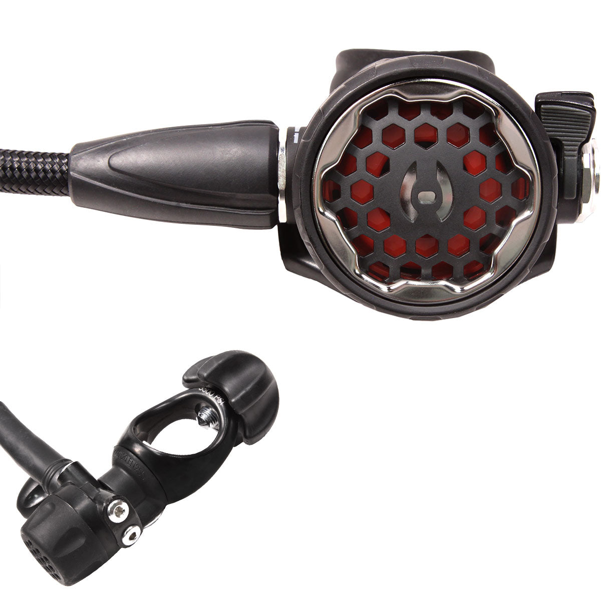 Hollis 150LX + DC7 Yoke - Professional Scuba Diving Regulator Set for Deep Sea Exploration - Perfect for Underwater Photography, Cave Diving & Marine Research