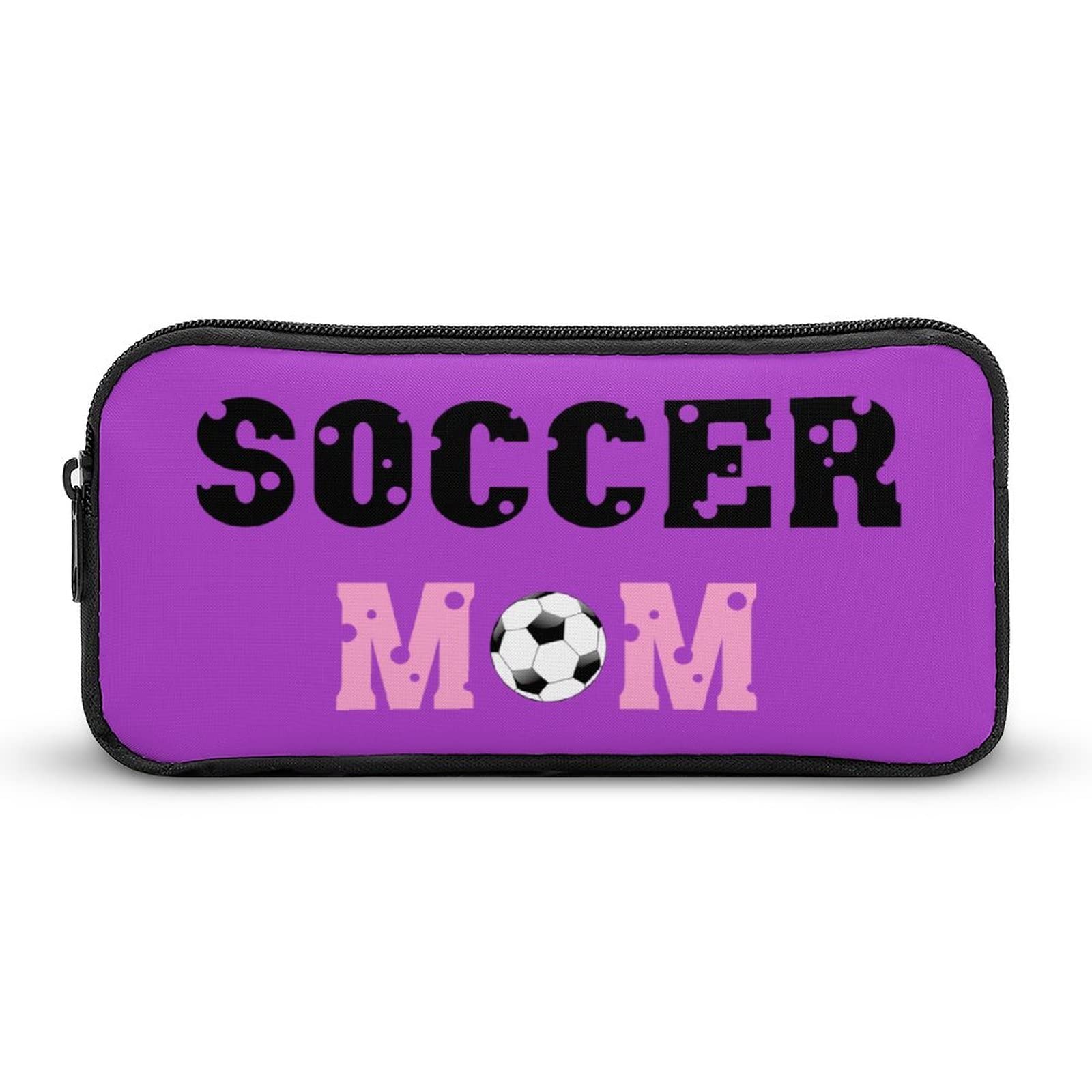 Stylish Soccer Mom Pencil Case - Durable School & Office Organizer for Pens, Makeup & Supplies | Perfect for Backpack, Desk & Travel Organization