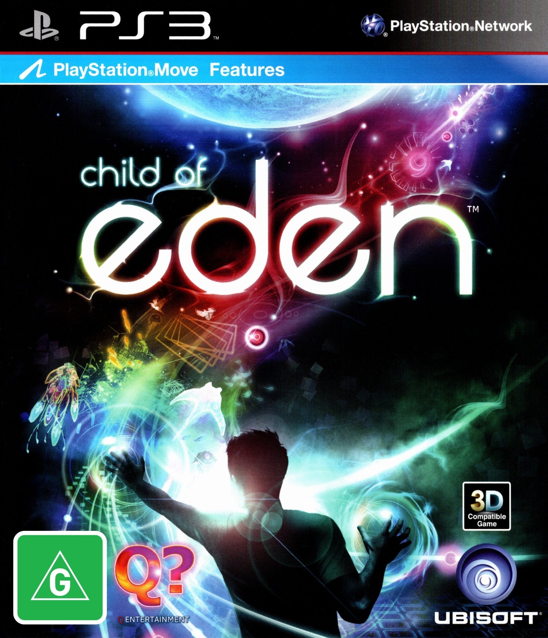Child of Eden - PlayStation 3 PS3 Game (PAL Version) - Action-Adventure Rhythm Game for Family Entertainment & Relaxing Gaming Experience
