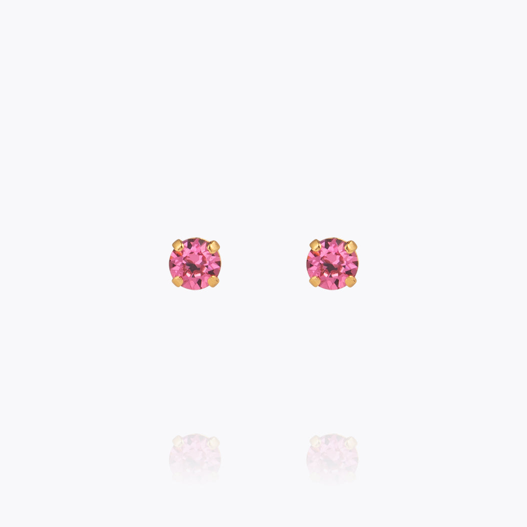 Mini Stud Earrings for Women - Delicate Rose Gold Earrings for Daily Wear | Perfect for Gifts, Work & Casual Outfits
