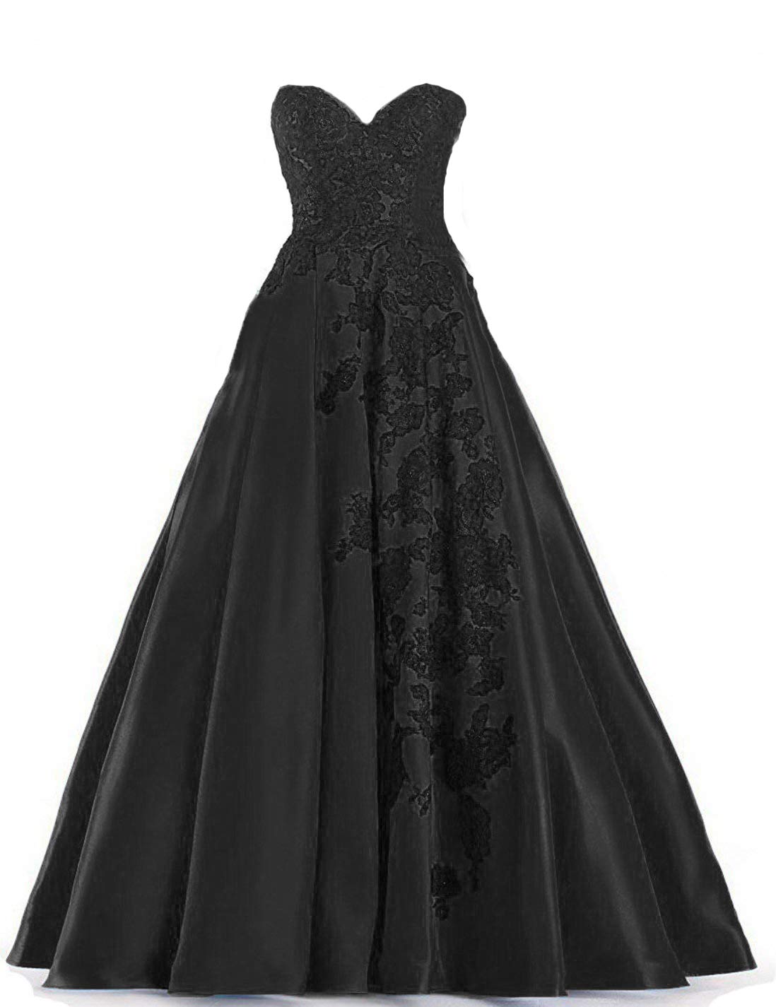 Elegant Puffy Satin Ball Gown Wedding Dress for Women - Princess Pageant Prom Gown for Bridal, Quinceañera & Formal Events