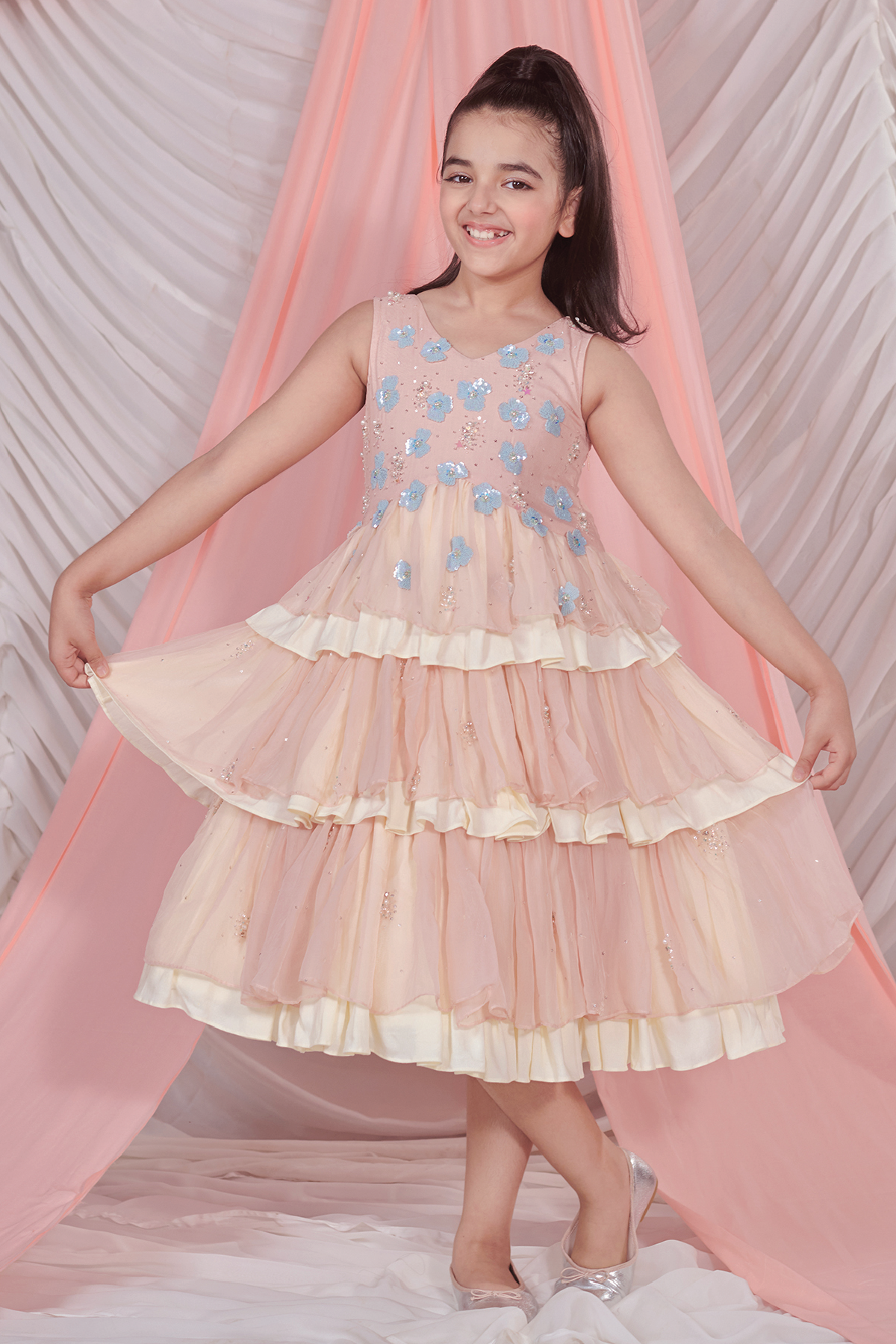 Alessia Women's Two-Tone Layered Dress - Elegant & Stylish for Casual Outings, Parties, and Date Nights